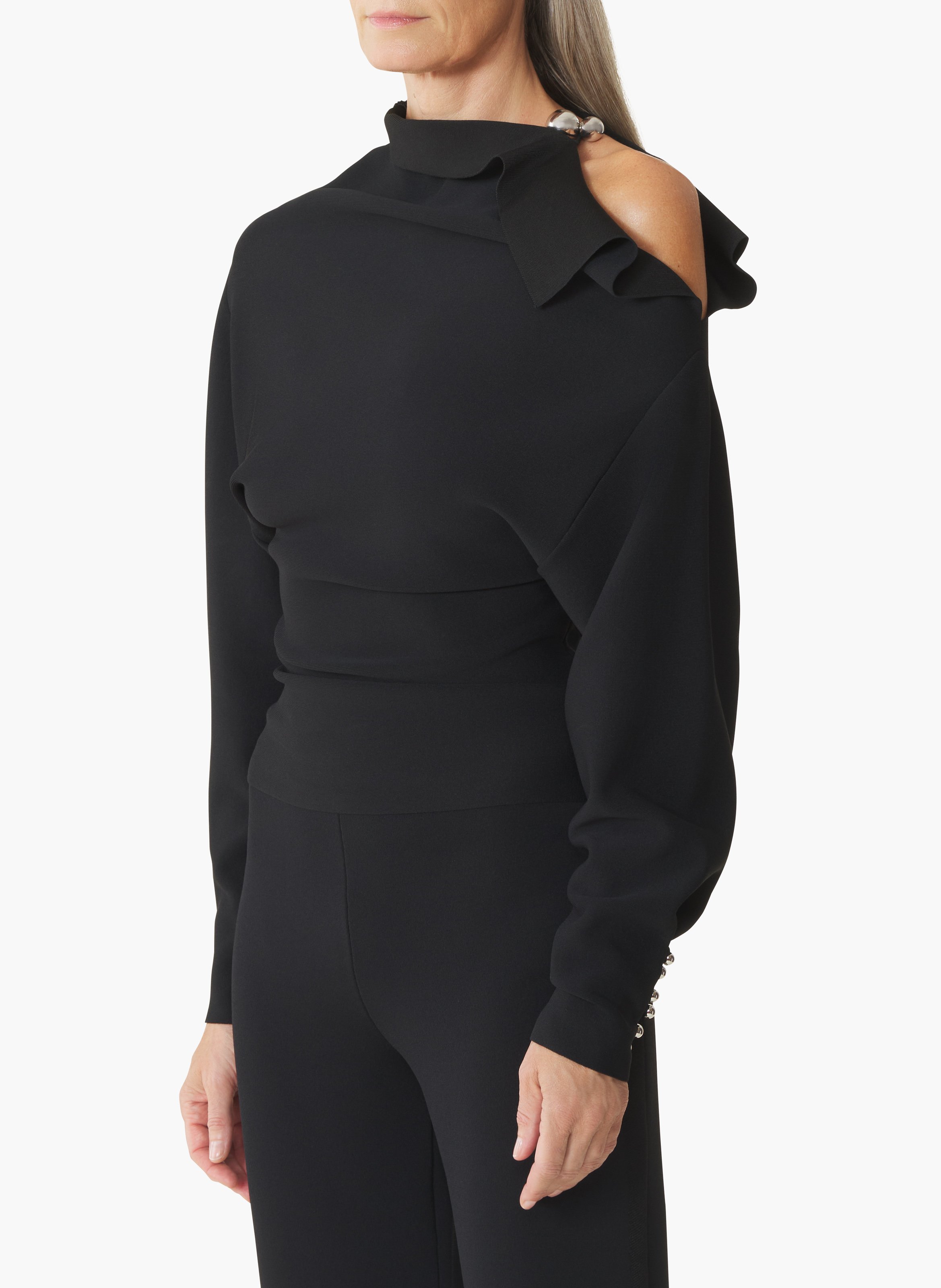 Pull en viscose LANVIN Noir