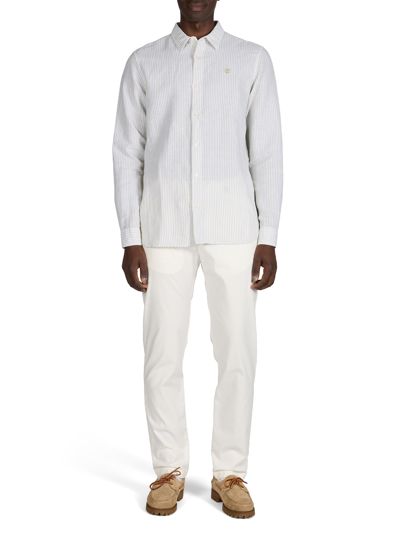 Pantalon slim en coton mélangé STRELLSON Beige