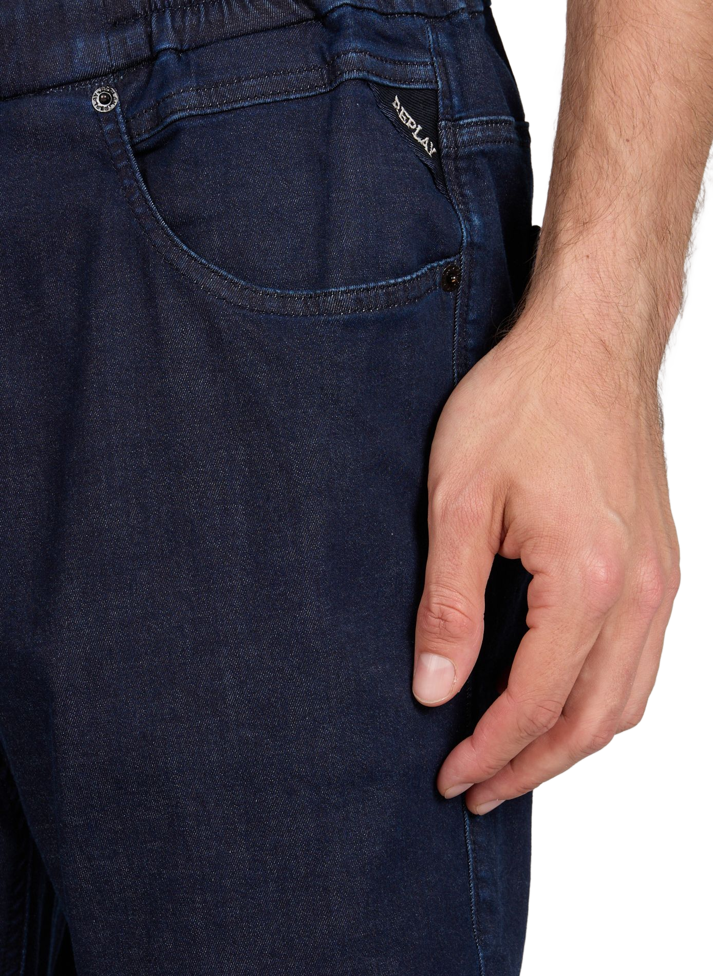 Jean en coton mélangé REPLAY Bleu