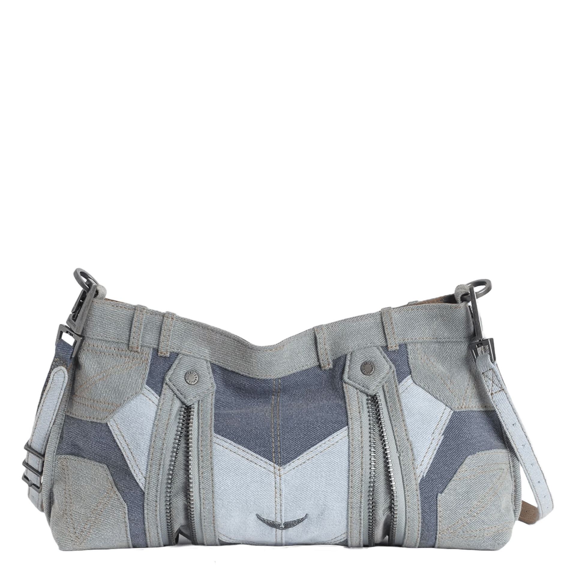 Sac bandoulière en coton sunny moody ZADIG&VOLTAIRE Bleu