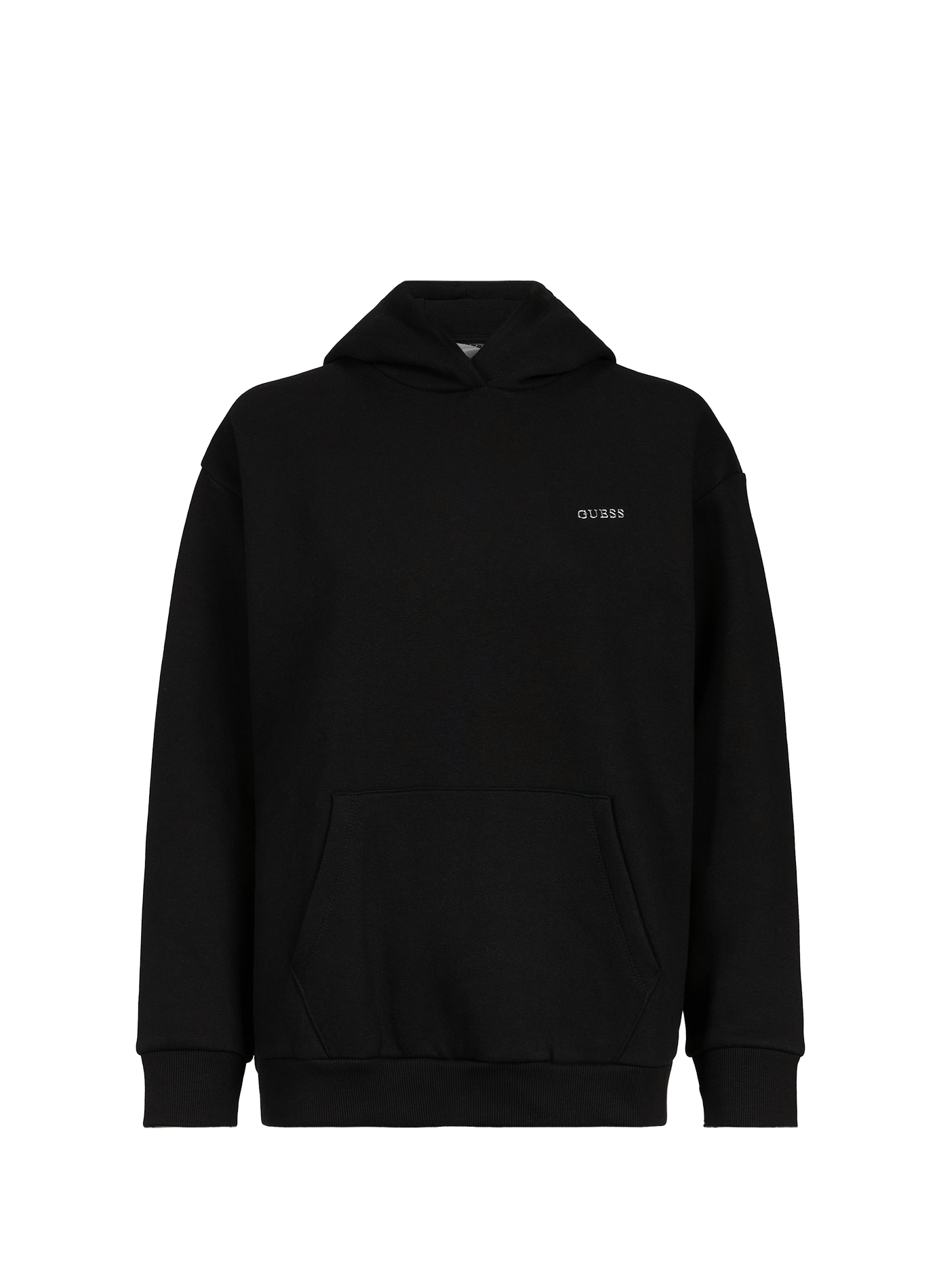 Sweat à capuche en coton mélangé GUESS Noir