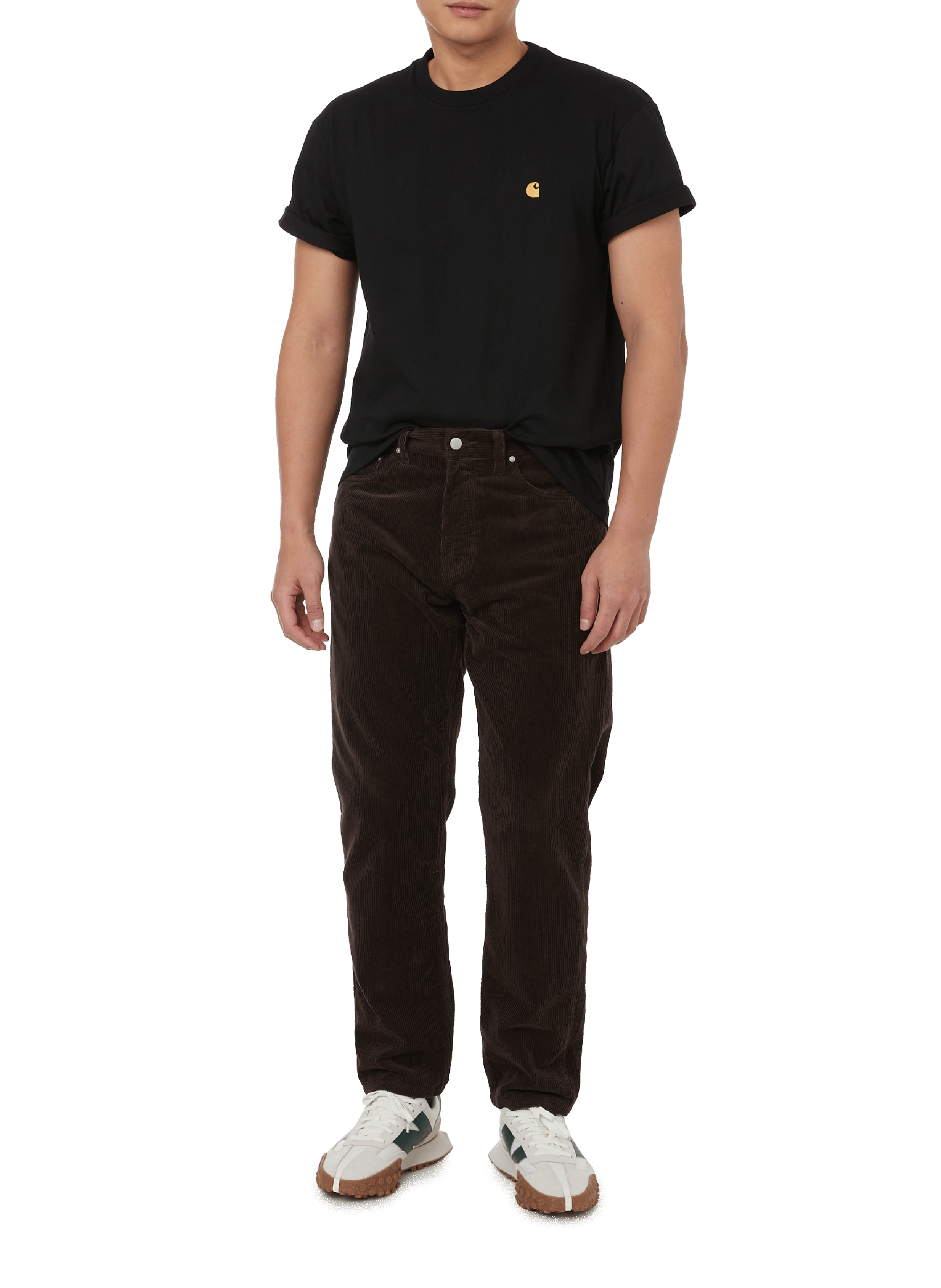 Short-sleeved cotton T-shirt CARHARTT WIP Black