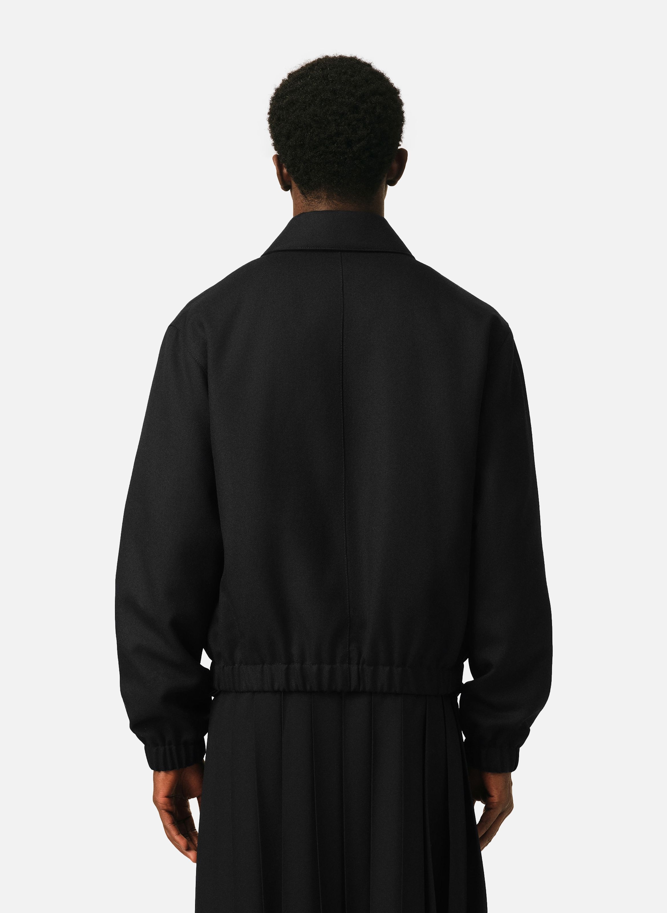 Blouson rembourré en laine ami de coeur AMI PARIS Noir