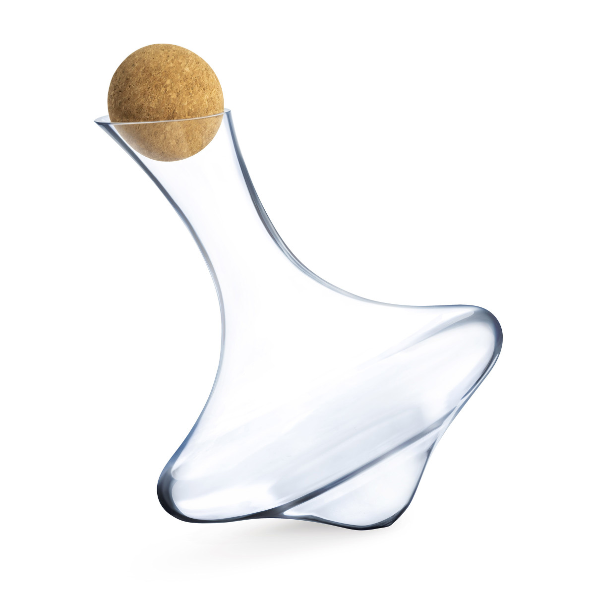 Toupie - carafe 1.3 l avec bouchon en bois COUZON Transparent