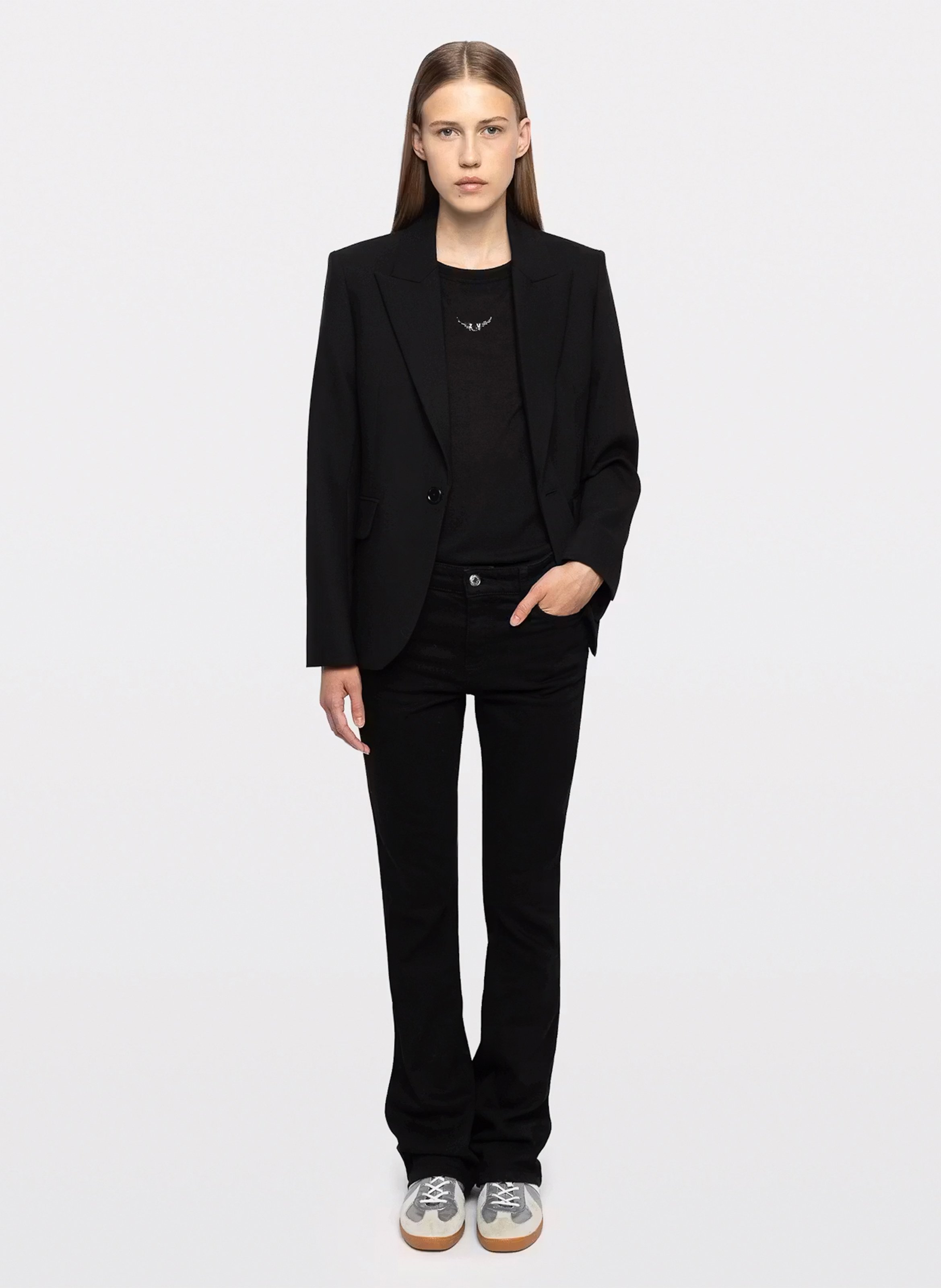 Veste tailleur droite vavy ZADIG&VOLTAIRE Noir