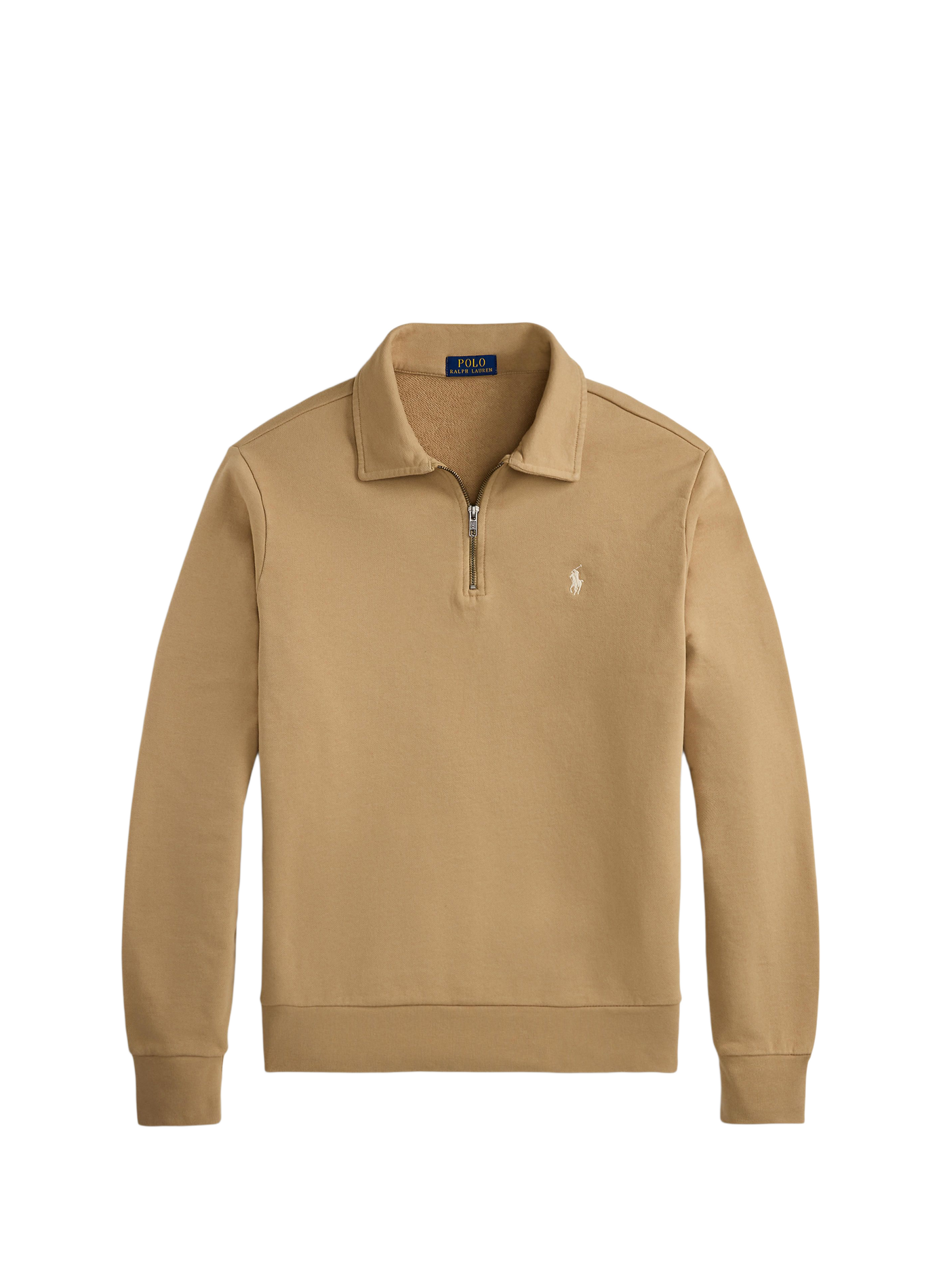 Pull droit à col classique en coton  POLO RALPH LAUREN Beige