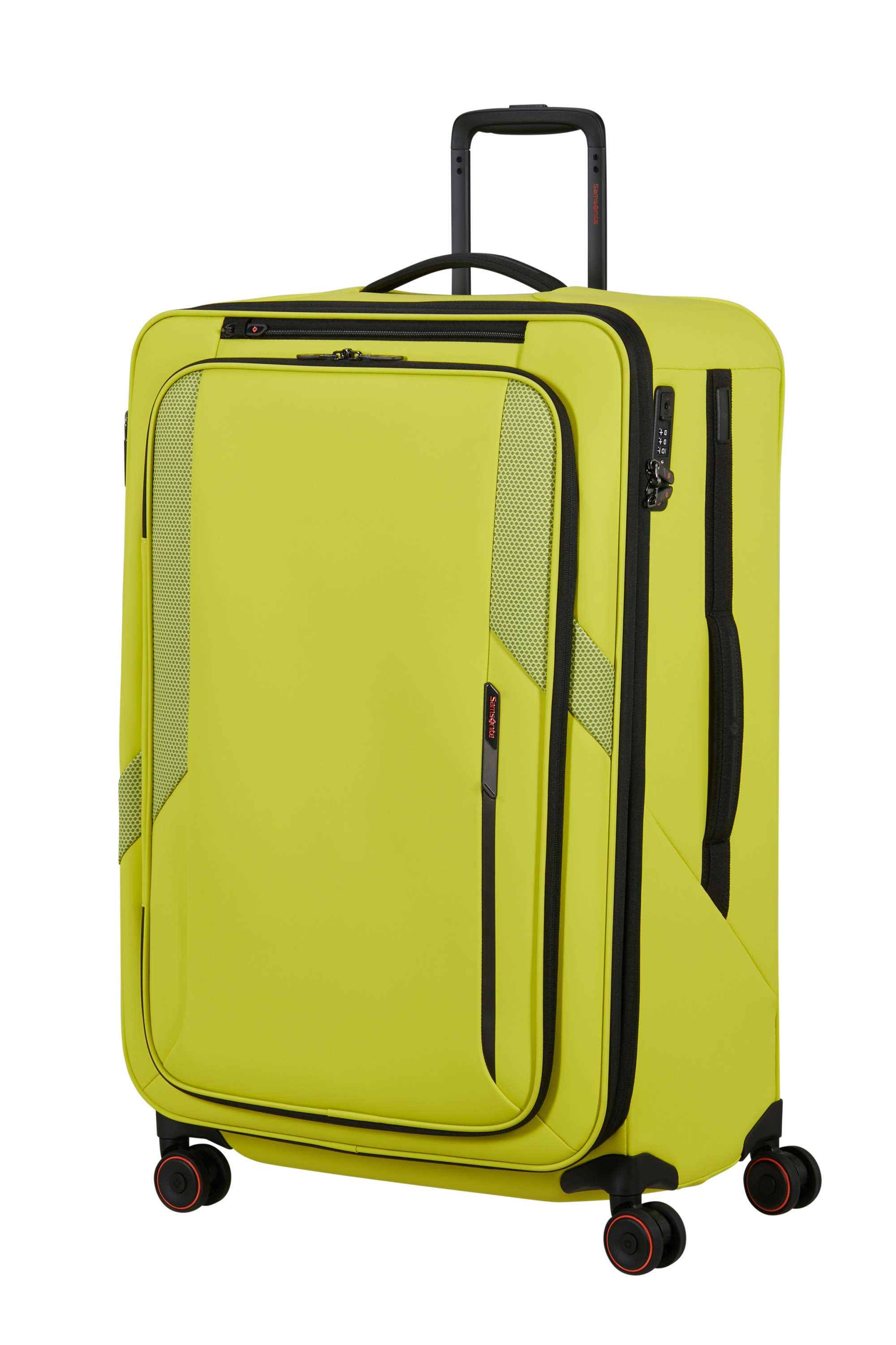 Glazed valise 4 roues taille l  Lime punch
