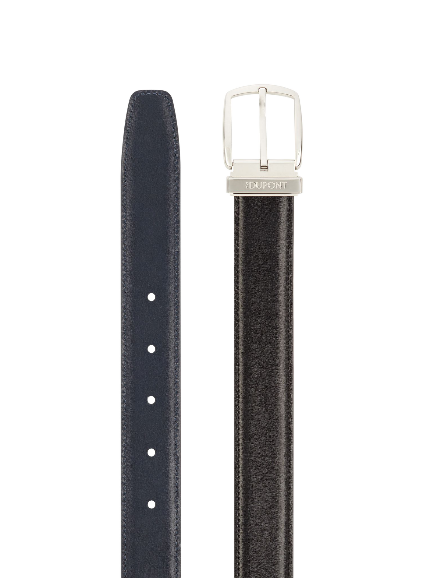 Line D reversible leather belt S.T. DUPONT Black