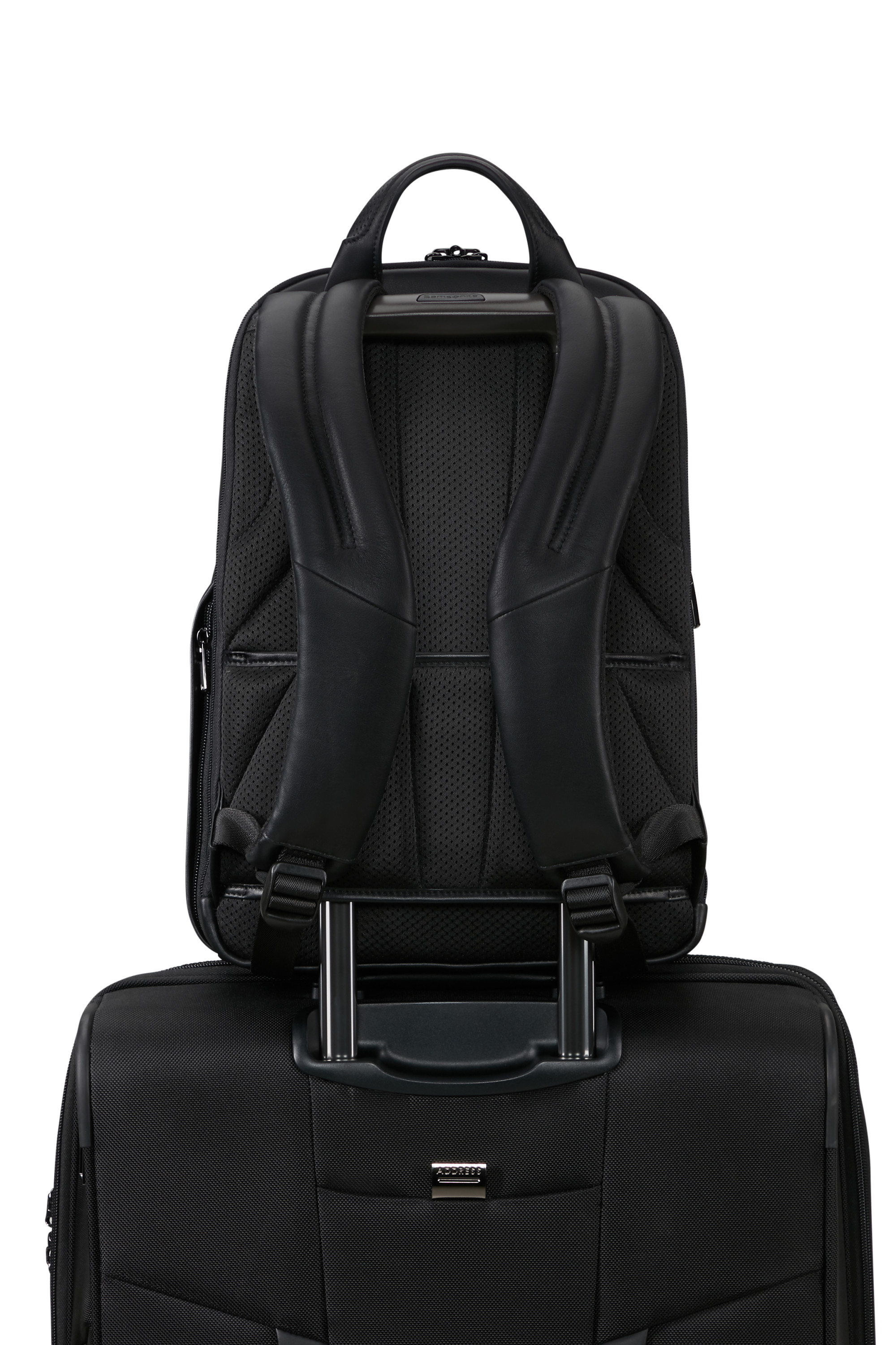 Pro-dlx leather sac à dos ordinateur SAMSONITE Noir