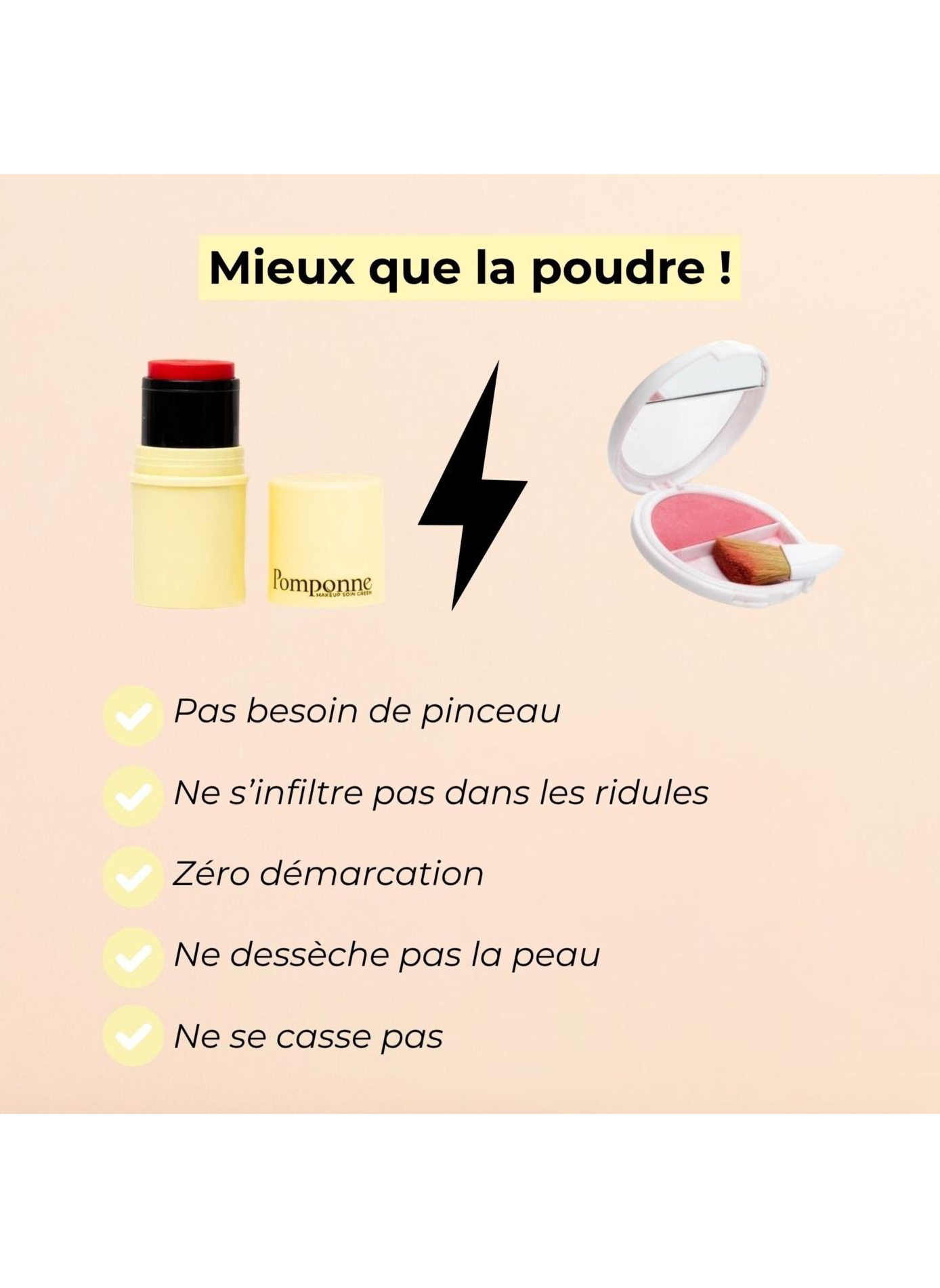 Fantastic Balm & Blush POMPONNE Rouge acidulé