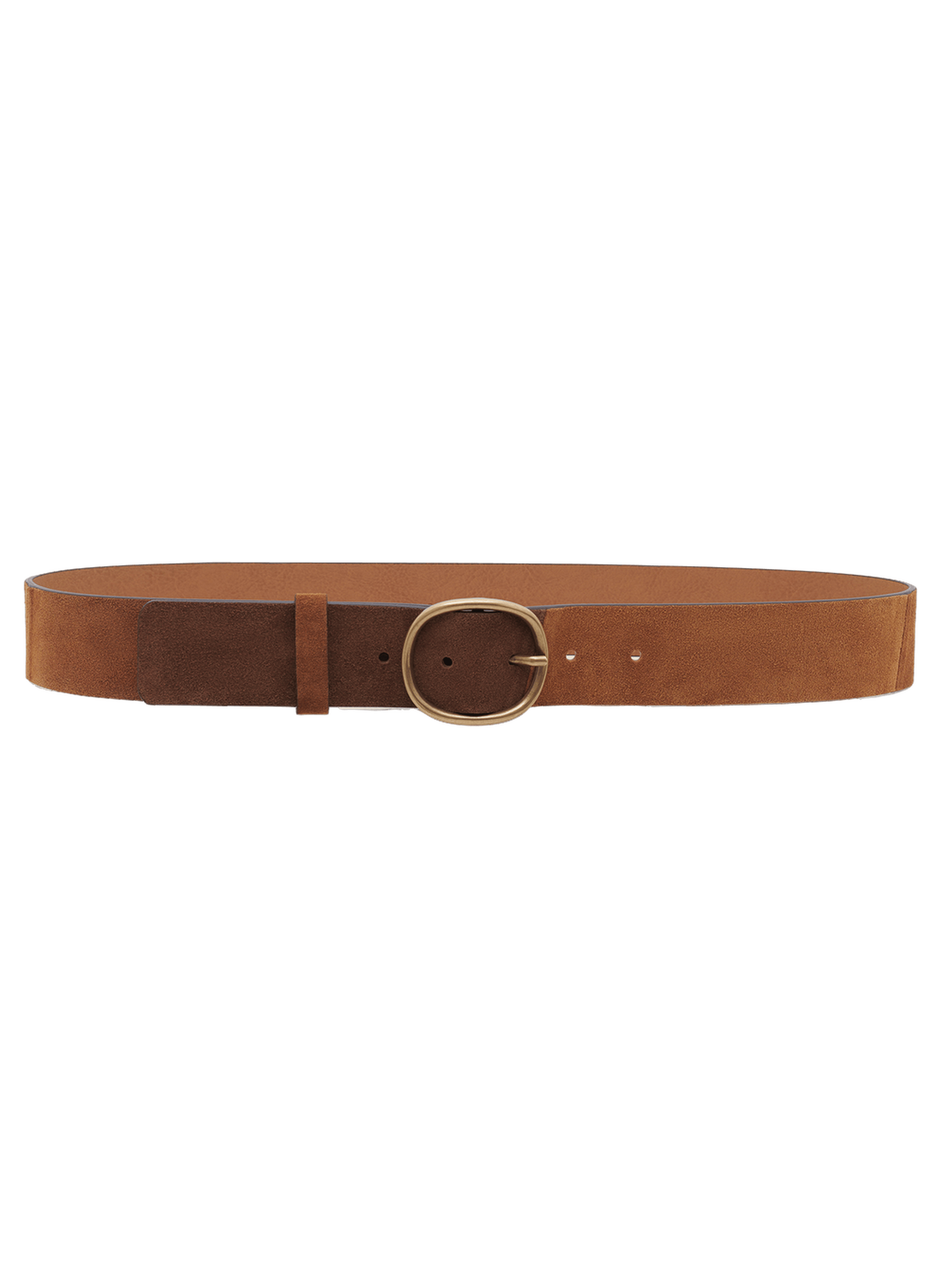 Ceinture en cuir velours - siena patch GERARD DAREL Marron