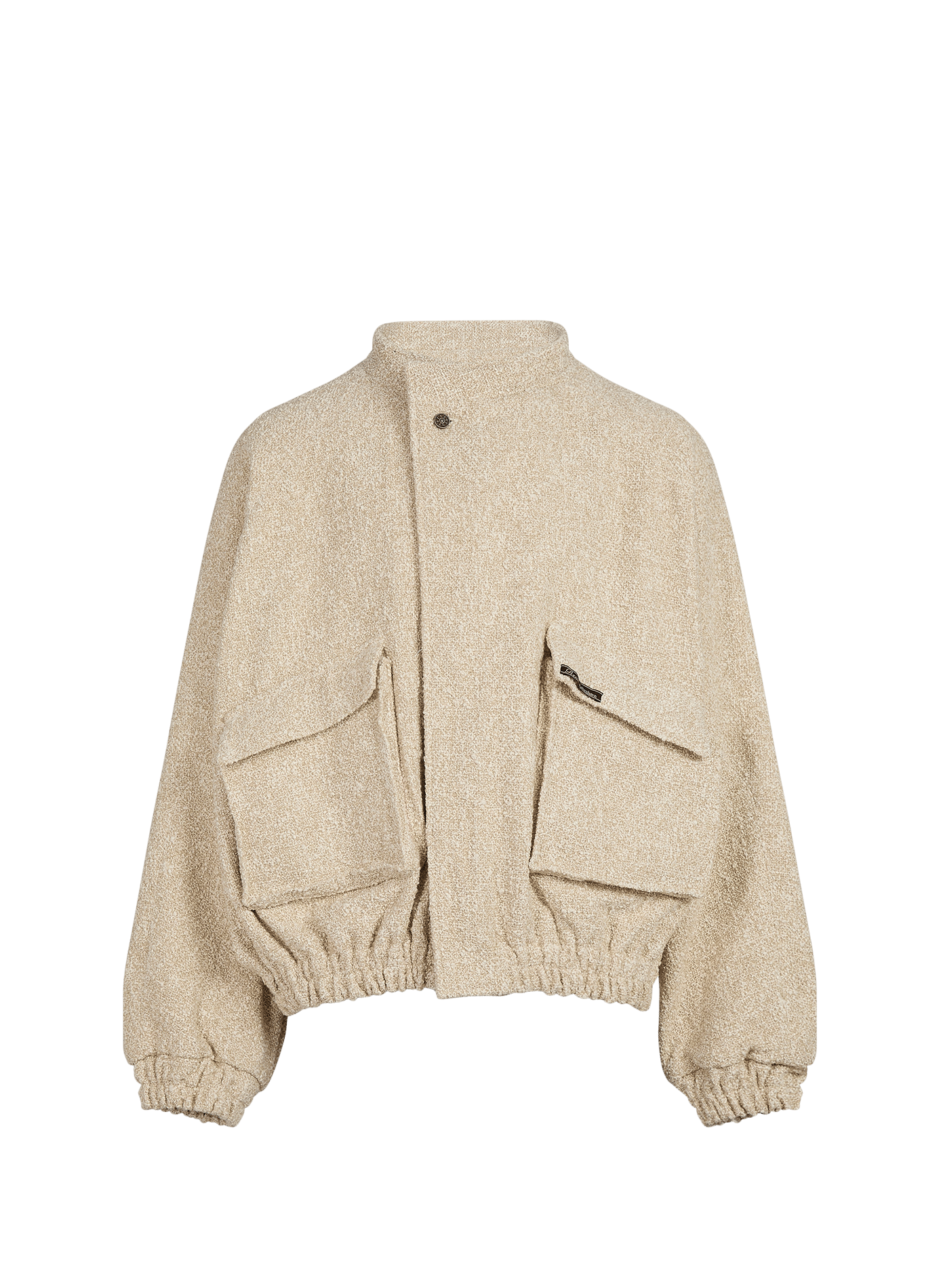 Veste oversize en coton mélangée RENÈ Beige