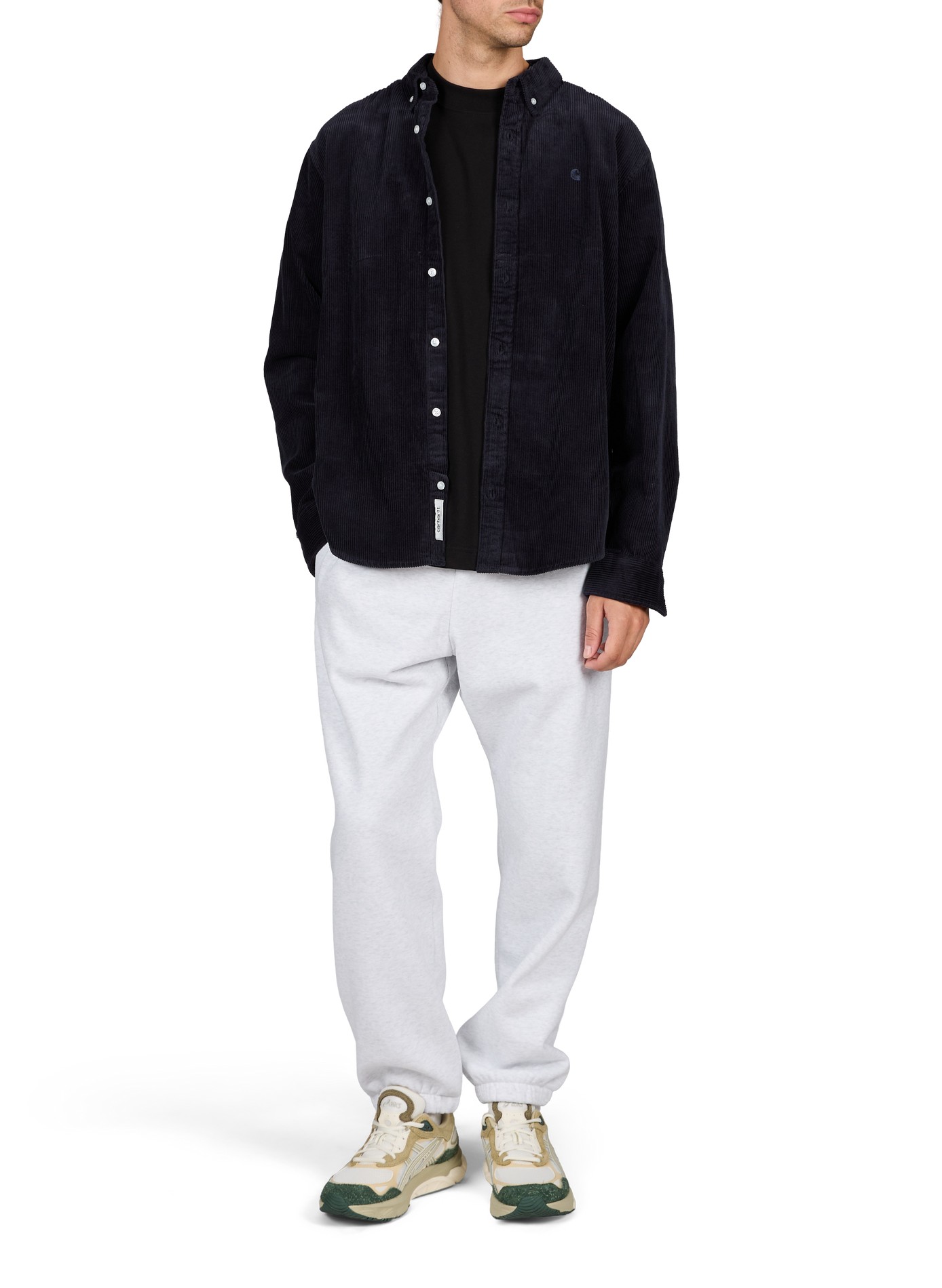 Chemise droite Madison en velours côtelé CARHARTT WIP Bleu