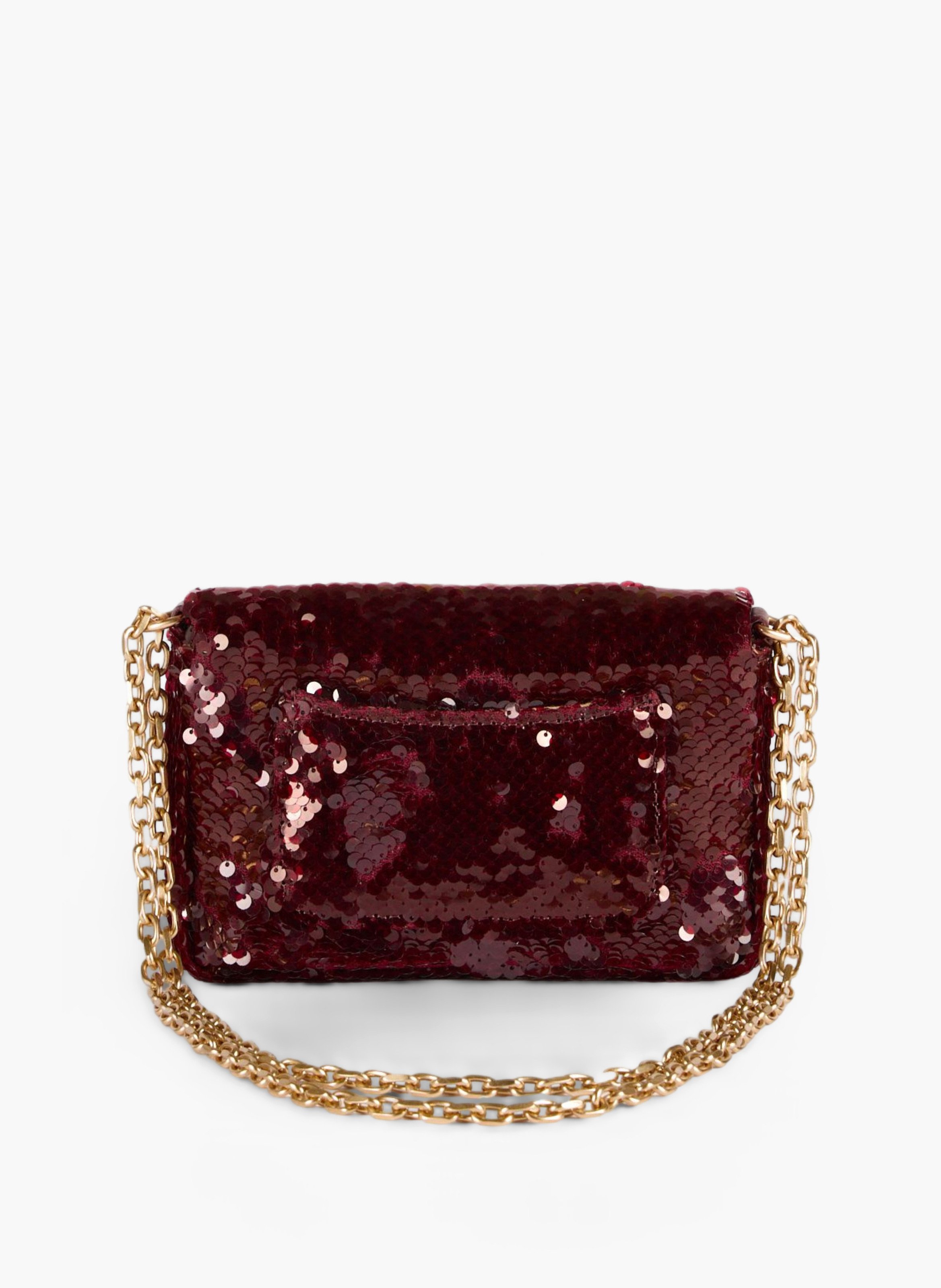 Petit sac moon sequins VANESSA BRUNO Rouge