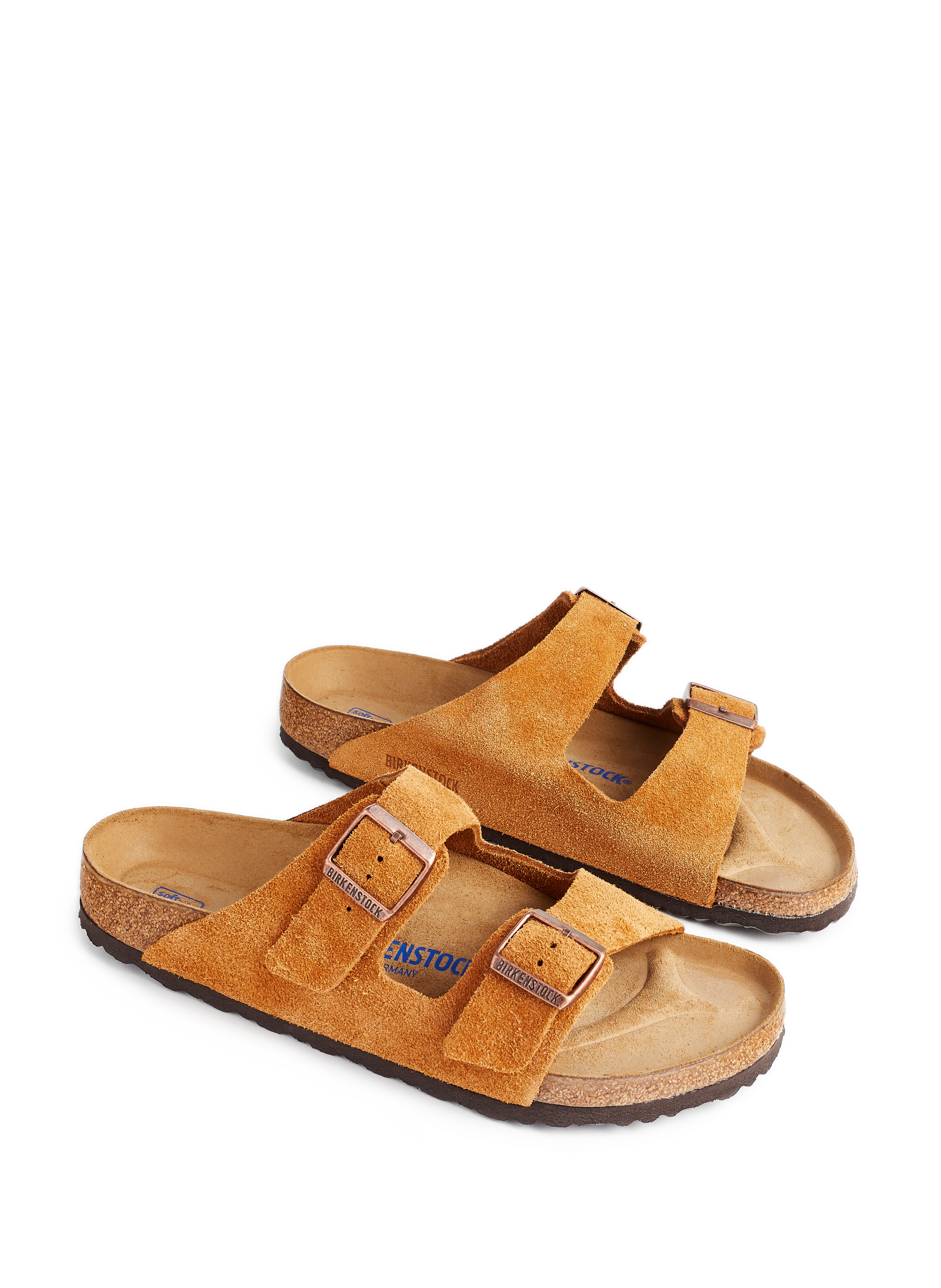 Sandales Arizona en cuir retourné