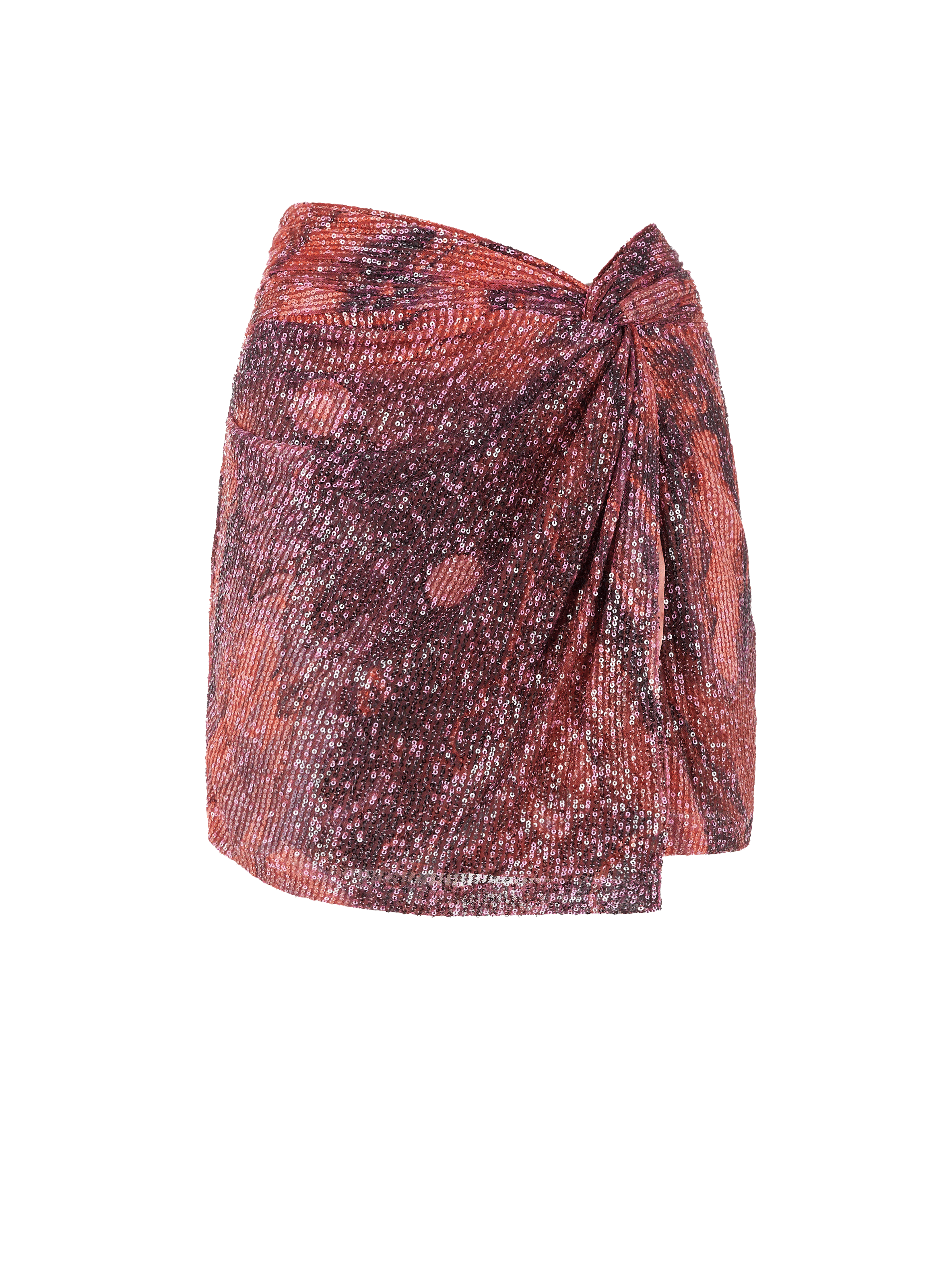 Sequinned mini skirt IN THE MOOD FOR LOVE Pink