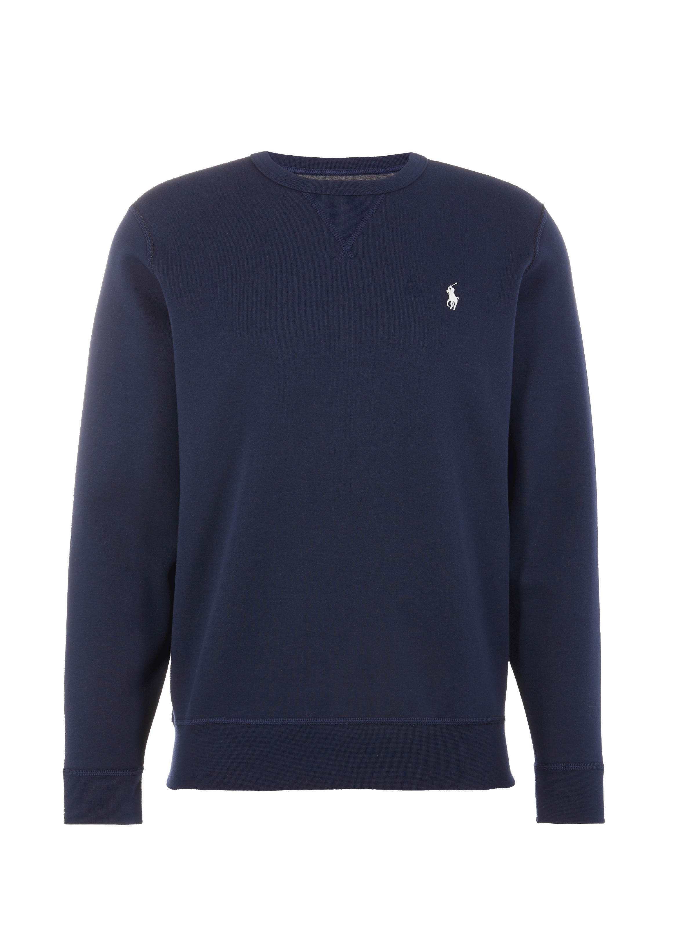 POLO RALPH LAUREN Sweatshirt droit en coton et polyester recyclé Bleu