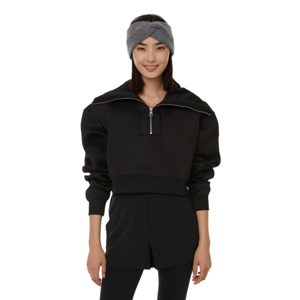 Sweatshirt à col zippé