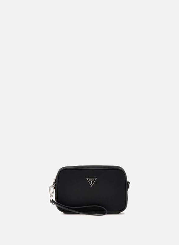 Nylon shoulder bag Blue by GUESS GUESS Nylon shoulder bag Blue