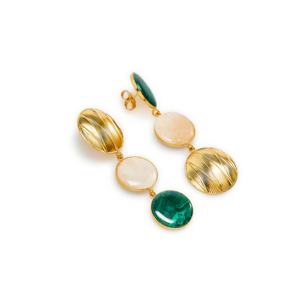 D'estree Gold-plated Brass Earrings