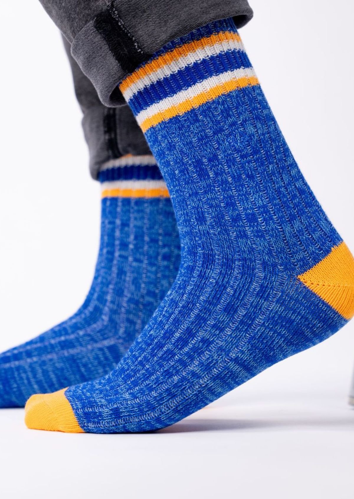 Chaussettes en coton épais club BILLYBELT Bleu