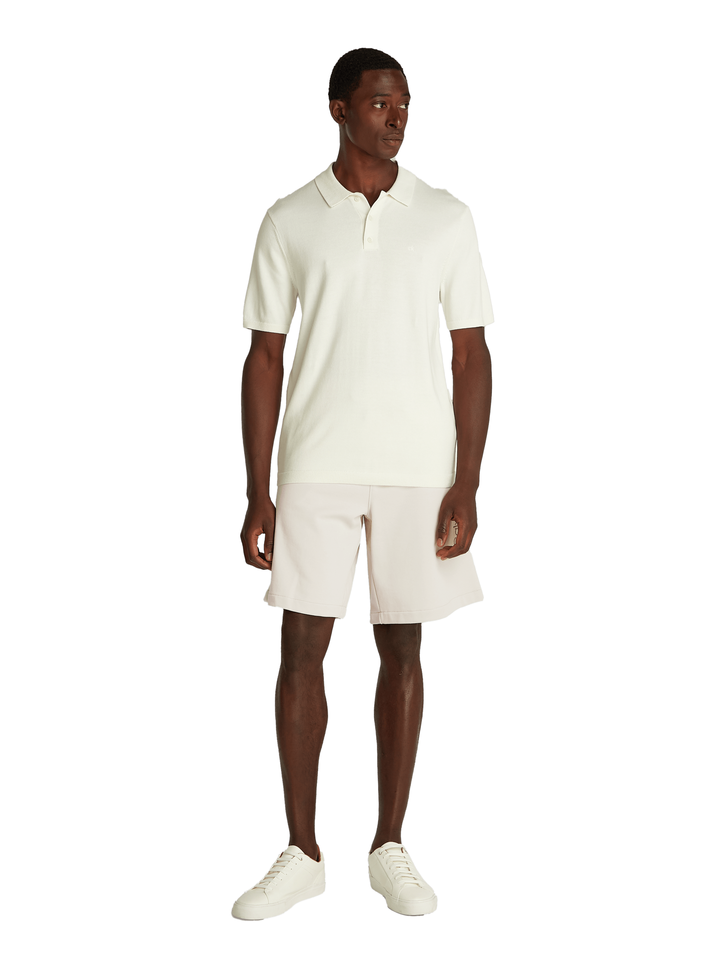 Polo en coton CALVIN KLEIN Beige