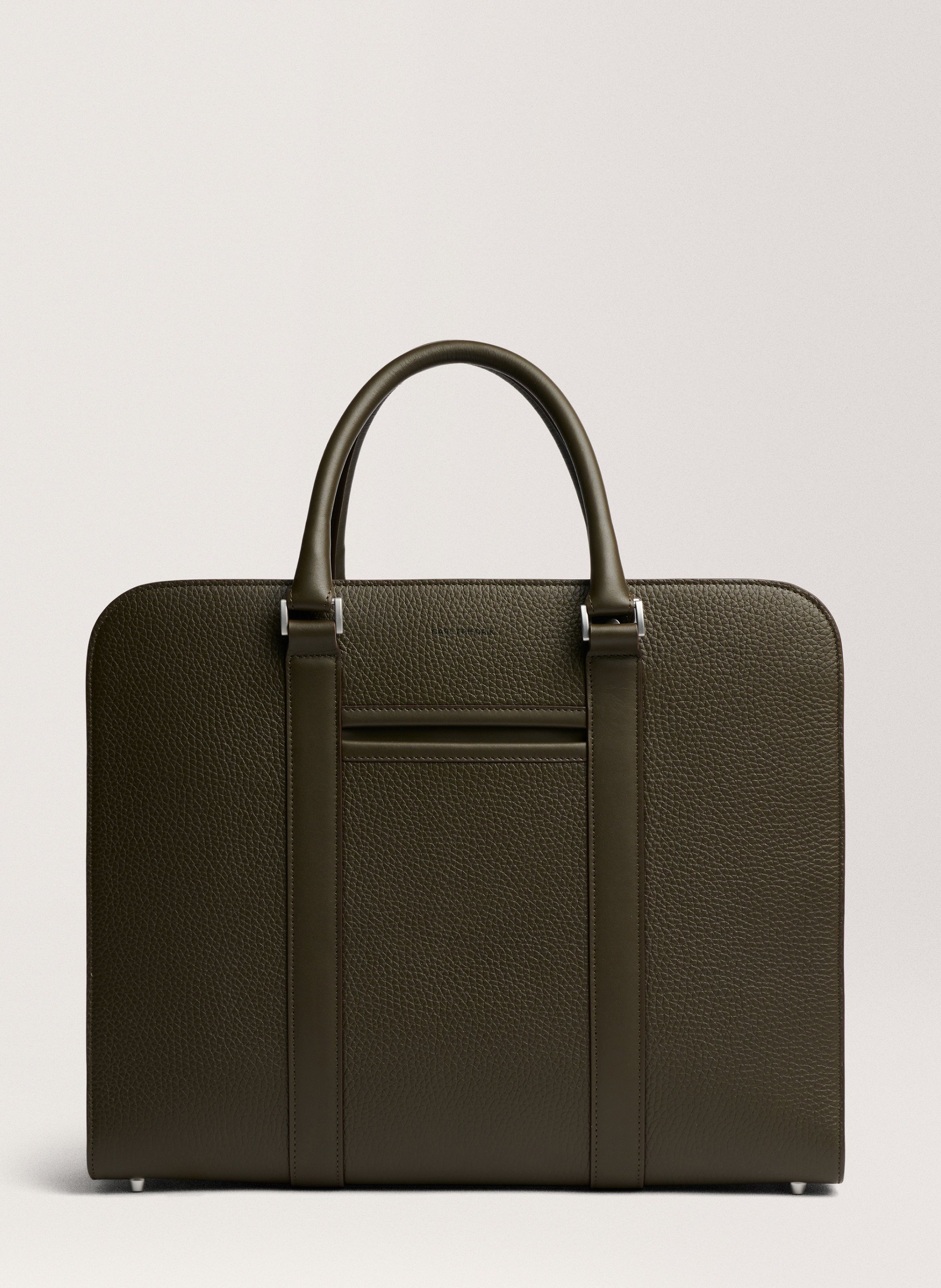 Porte-documents 'Palissy Briefcase' en cuir grainé CARL FRIEDRIK Vert