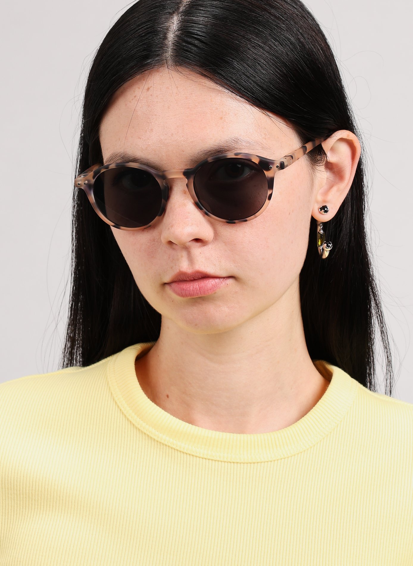 Lunettes de soleil rondes IZIPIZI Marron