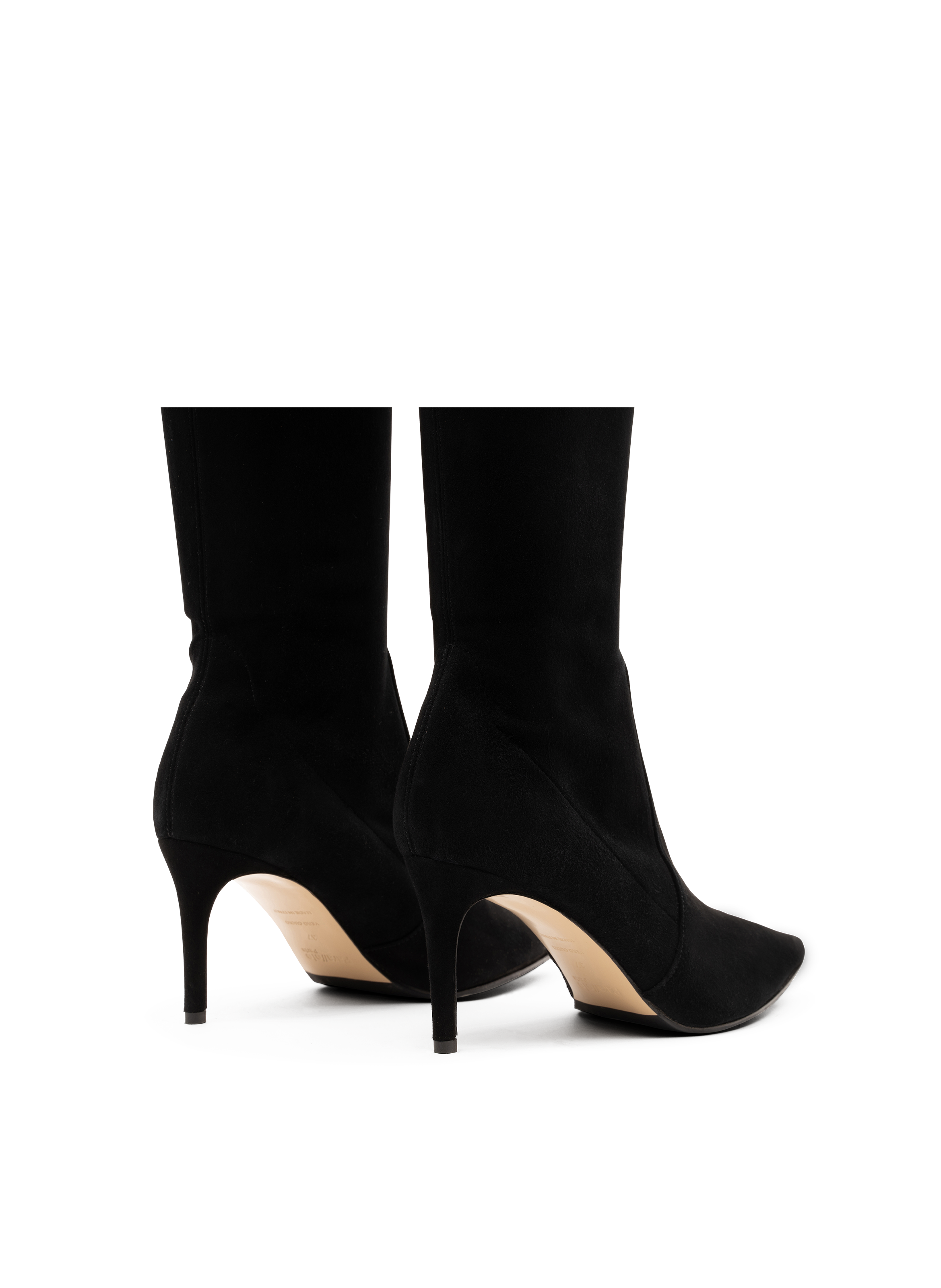 Cuissardes lucia en velours stretch Noir