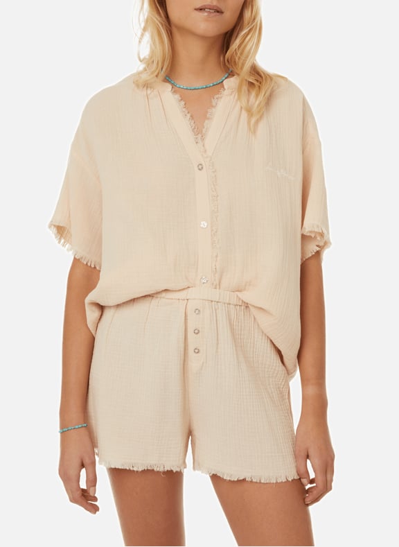 Chemise d'ensemble en coton Blanc by LOVE STORIES LOVE STORIES Chemise d'ensemble en coton Blanc