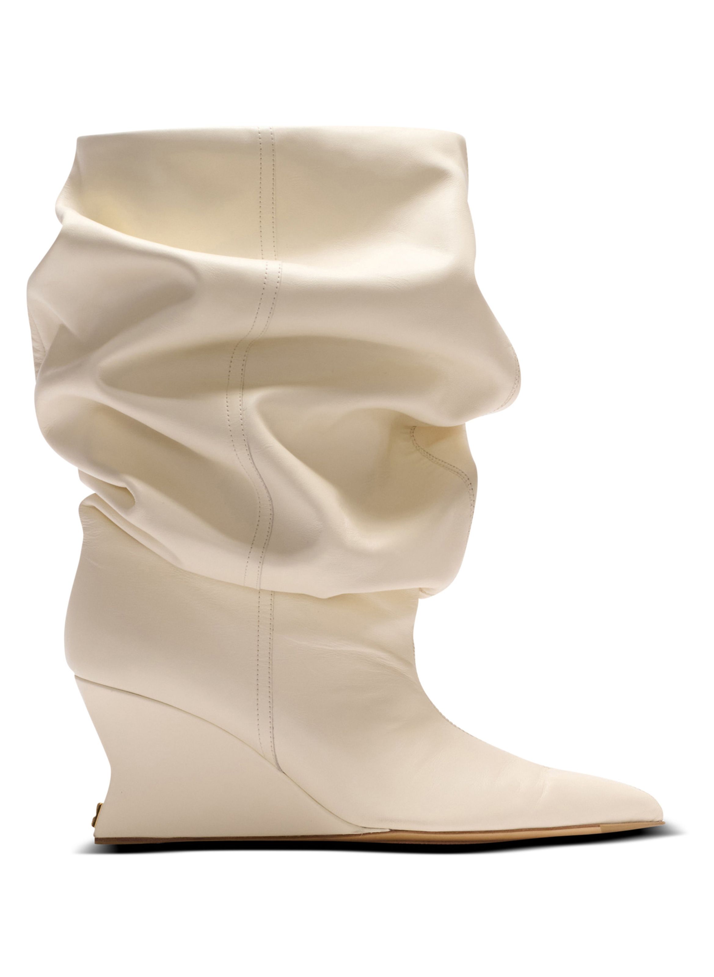 Bottines wedge BALMAIN Blanc