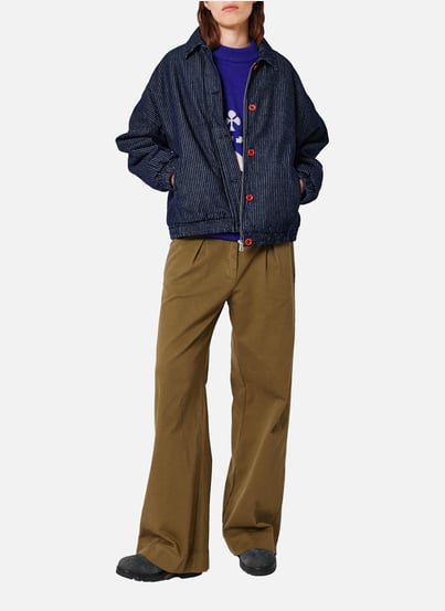 Striped denim bomber jacket BOBO CHOSES Striped denim bomber jacket BOBO CHOSES