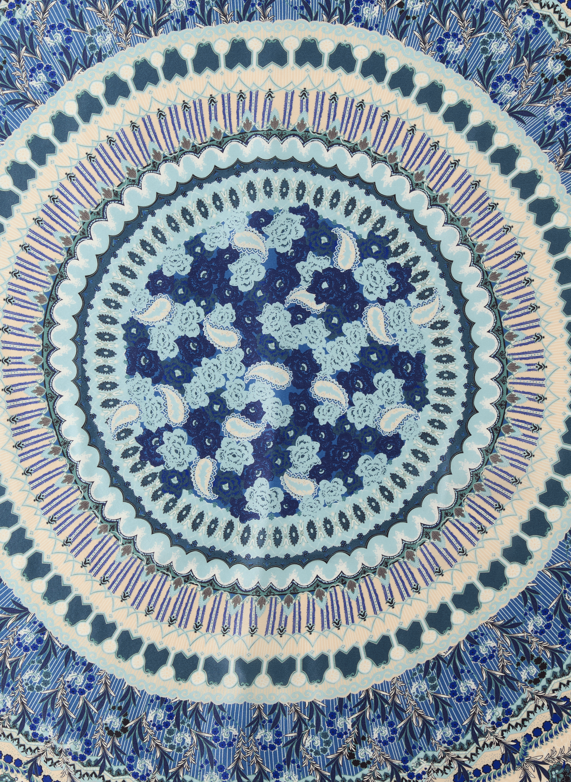 Foulard Boheme en soie PETRUSSE Beige