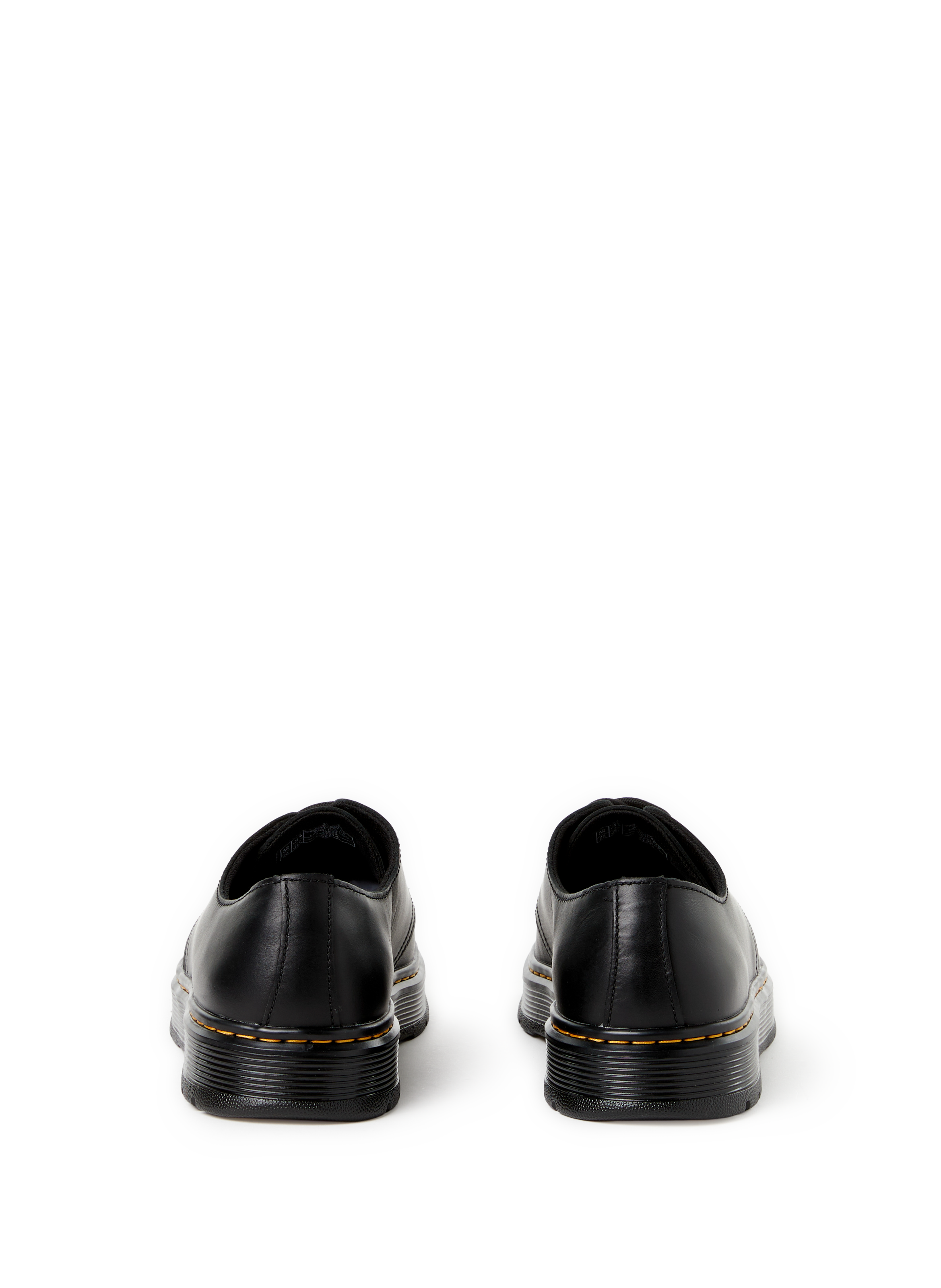 Calfskin leather lace-up loafers DR. MARTENS Black