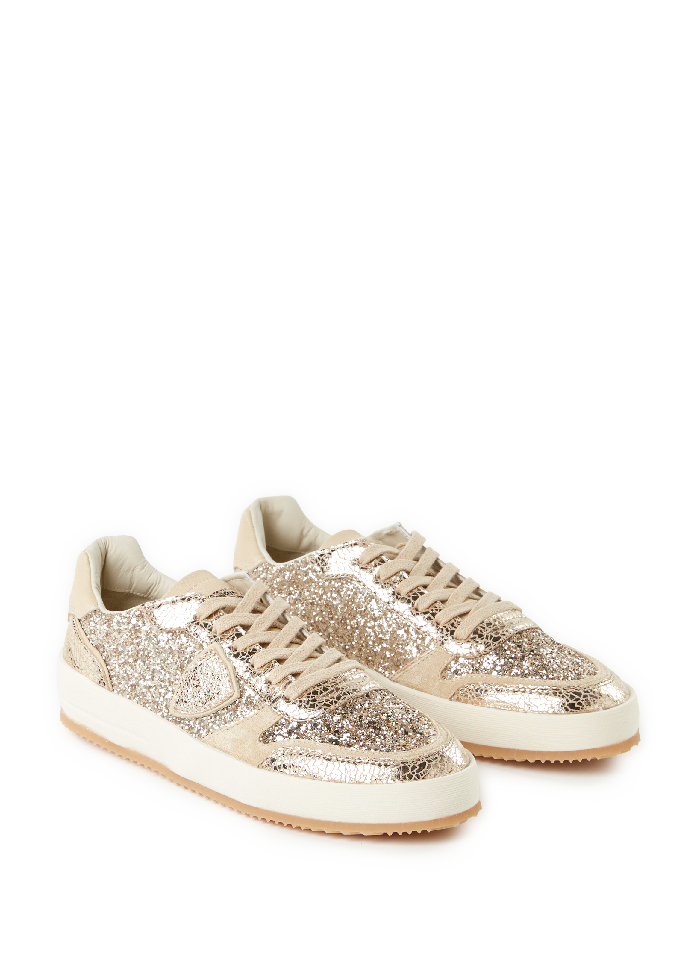 Baskets bi-matière crantées PHILIPPE MODEL Multicolore