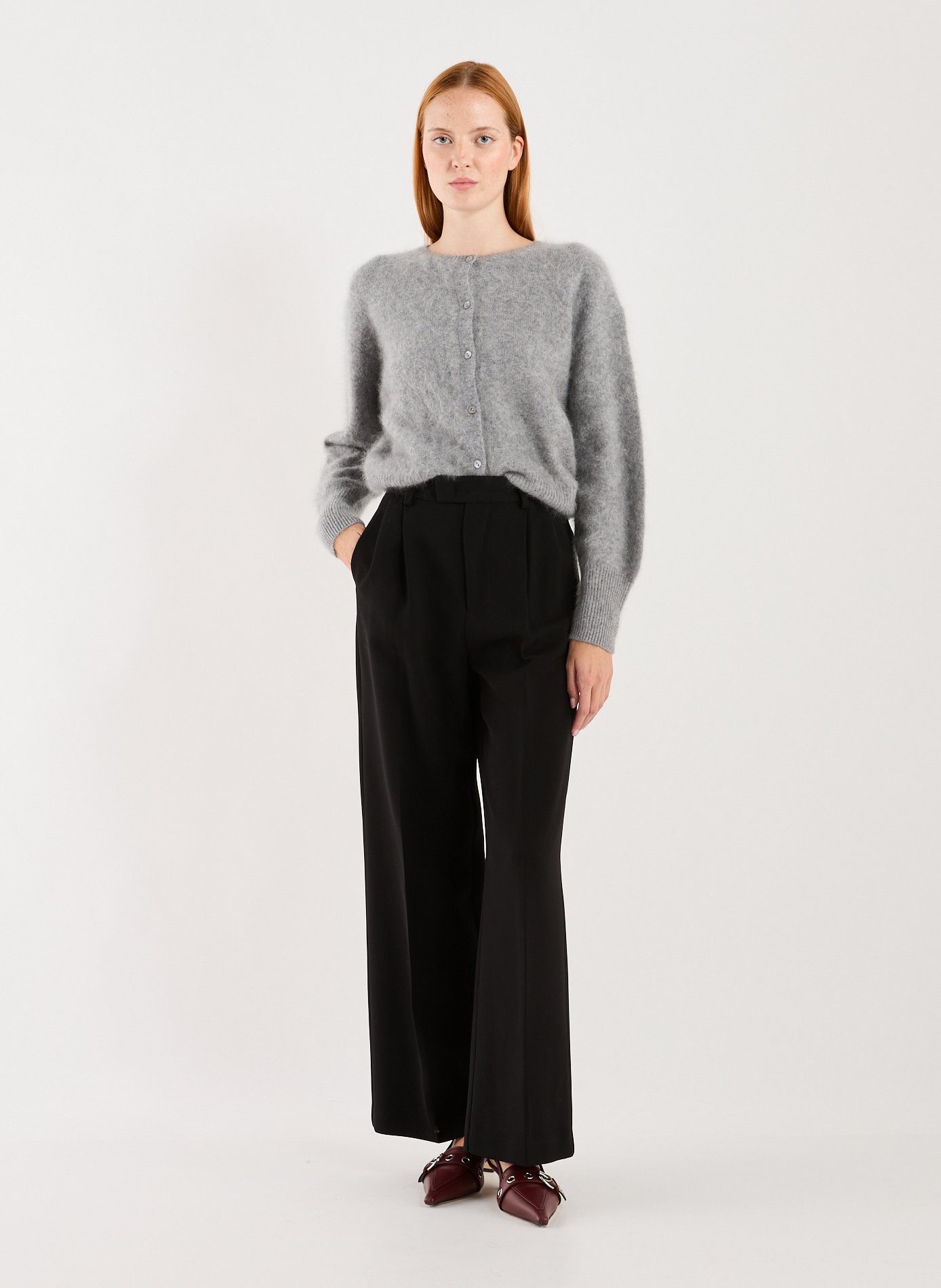 Cardigan en cachemire ALMADA Gris