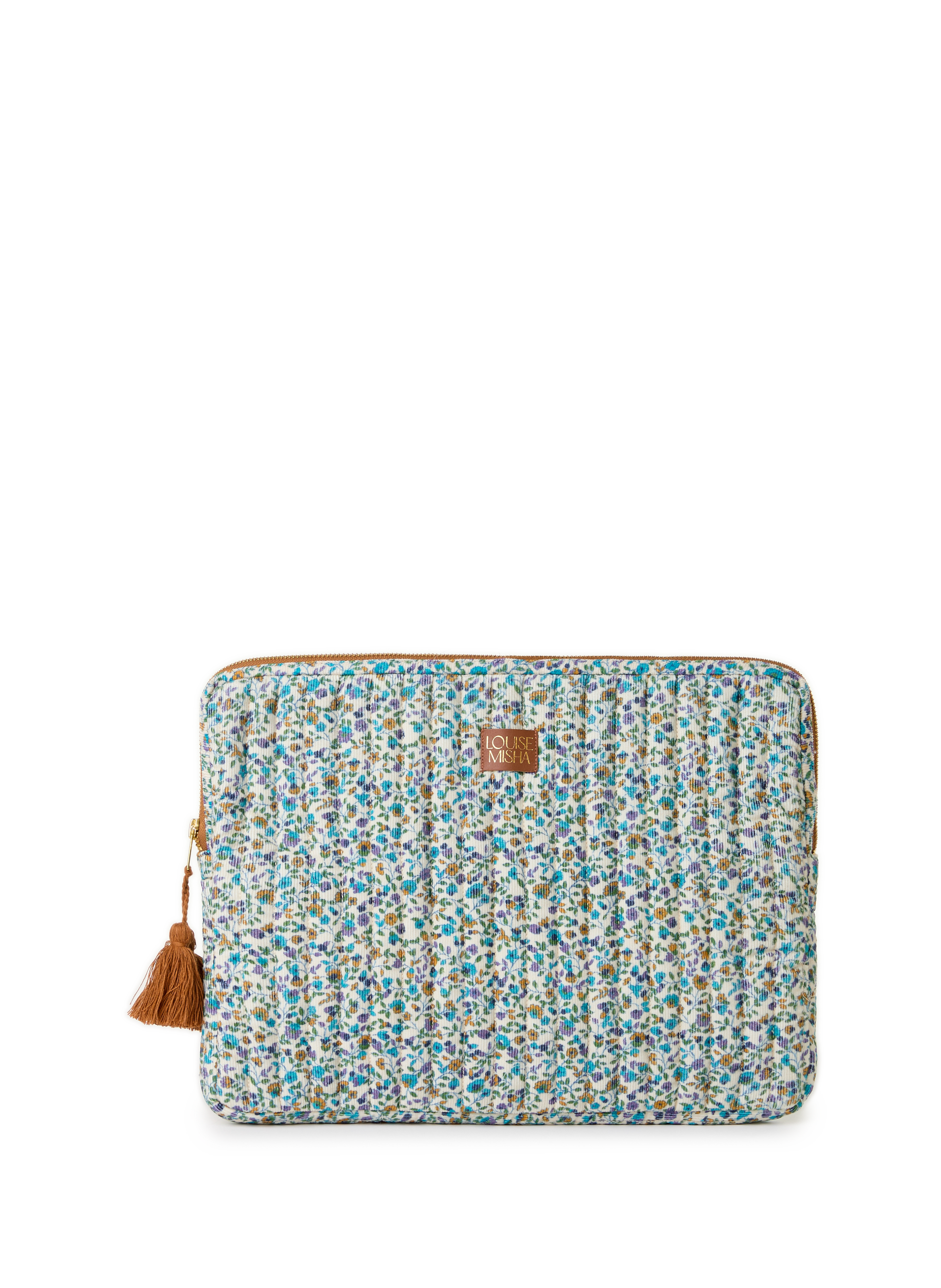 LOUISE MISHA Pochette d'ordinateur fleurie en coton Multicolore