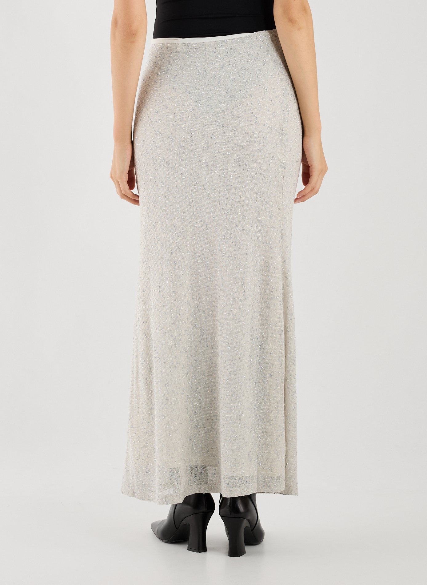 Jupe bouclée CHRISTOPHER ESBER Beige