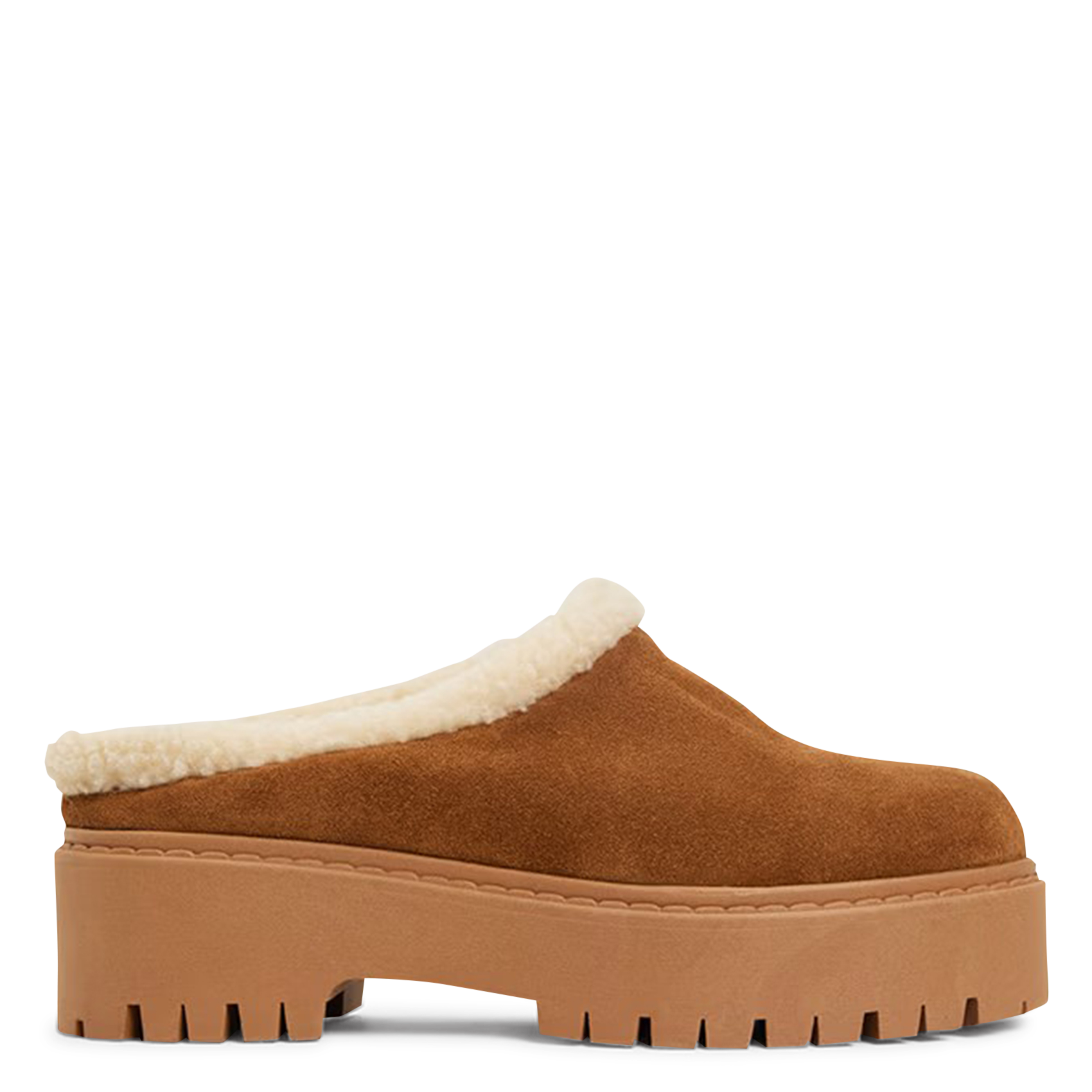 Mules à semelles crantées en cuir ralf JONAK Marron