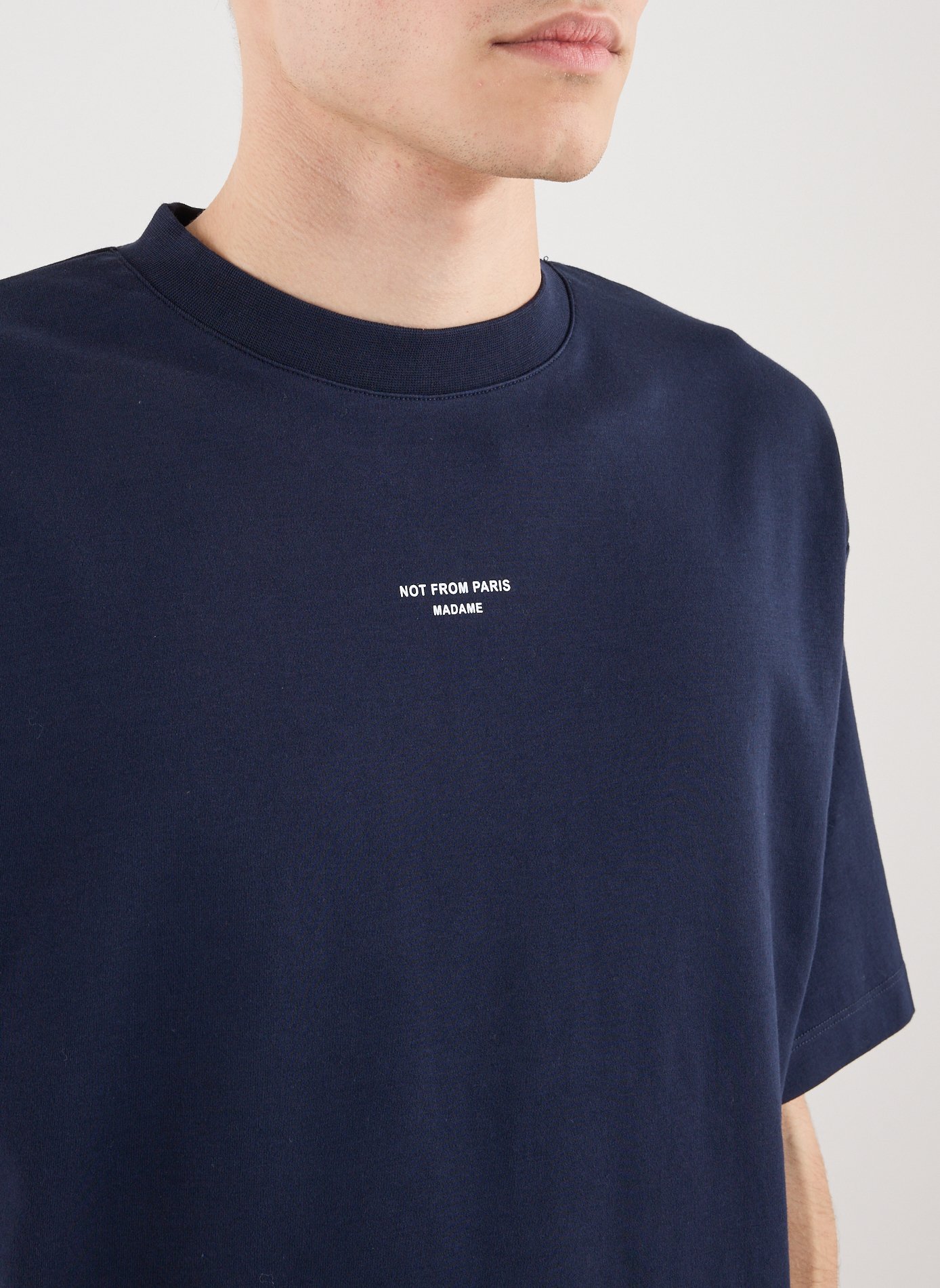 T-shirt en coton DROLE DE MONSIEUR Bleu