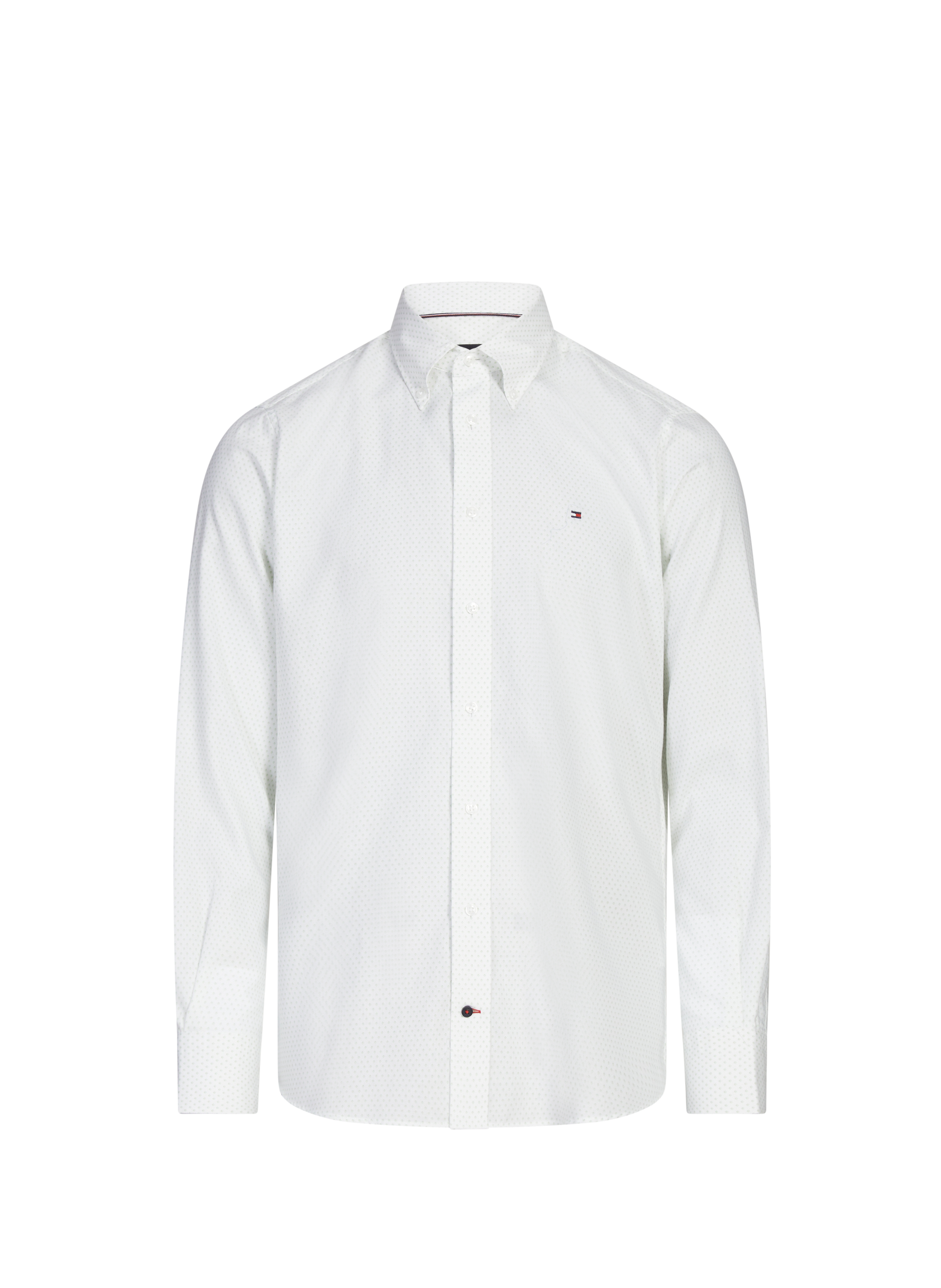 TOMMY HILFIGER Chemise en coton Blanc