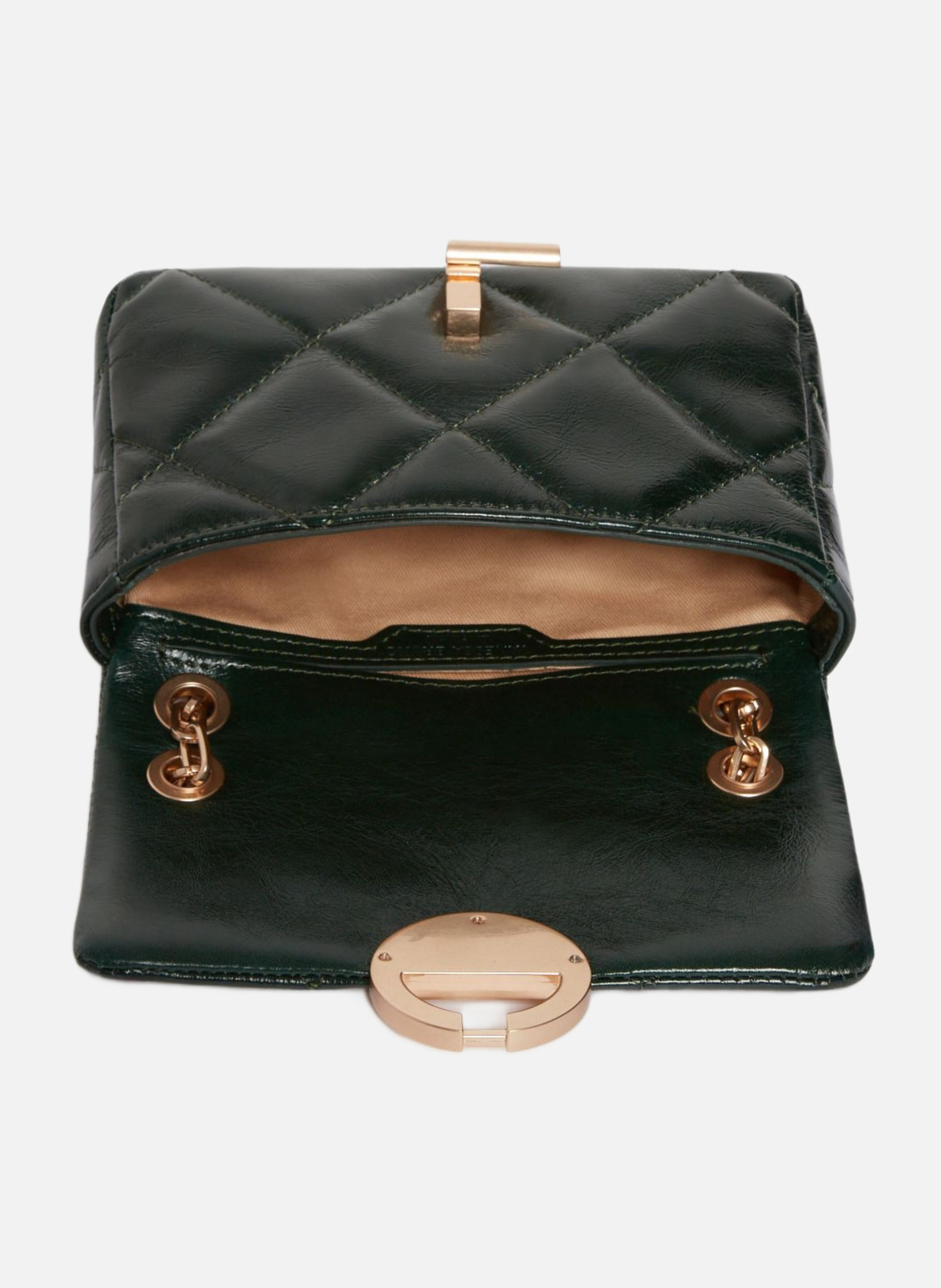 Petit sac moon en cuir VANESSA BRUNO Vert