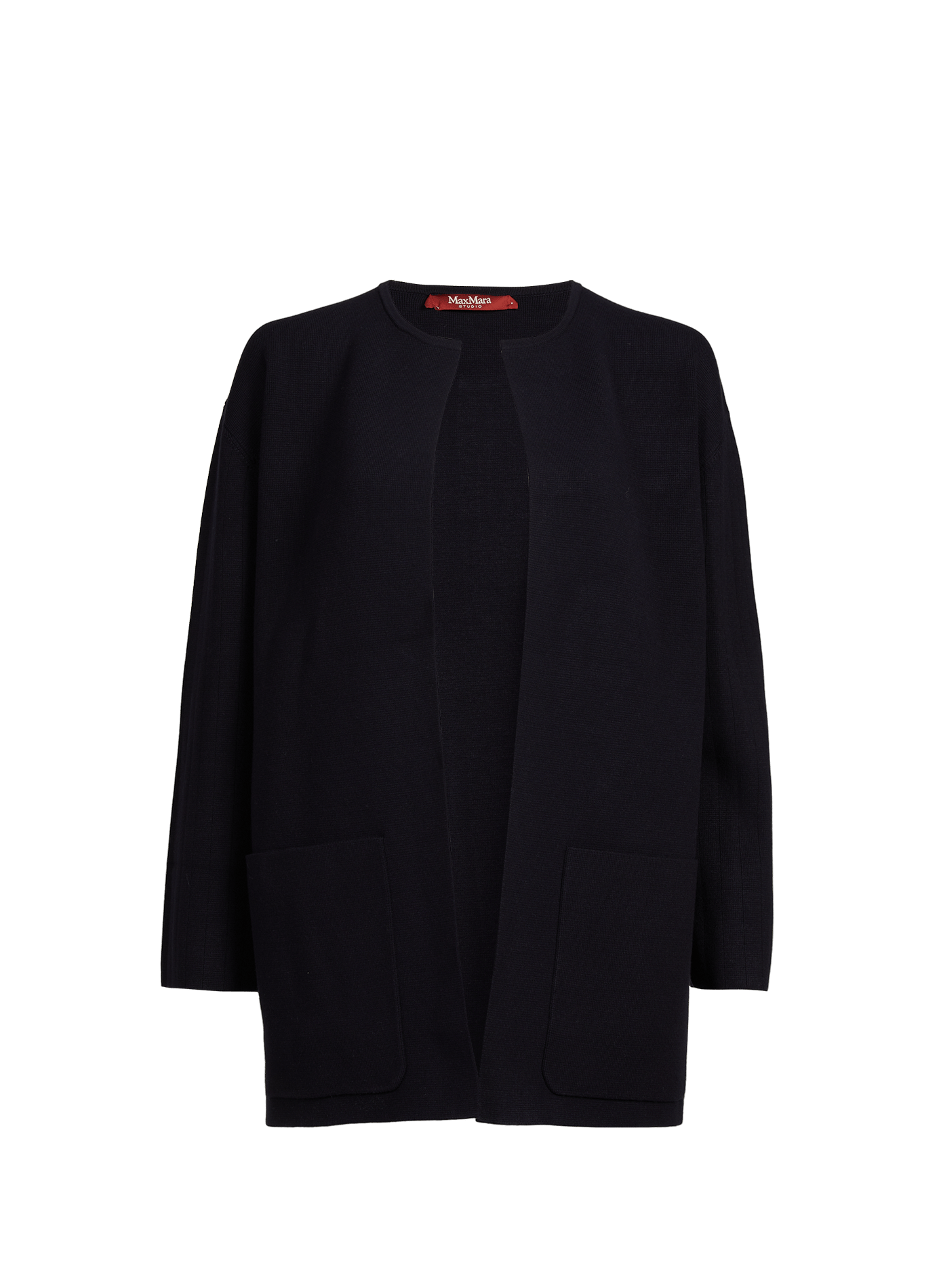 Manteau droit uni MAX MARA STUDIO Bleu