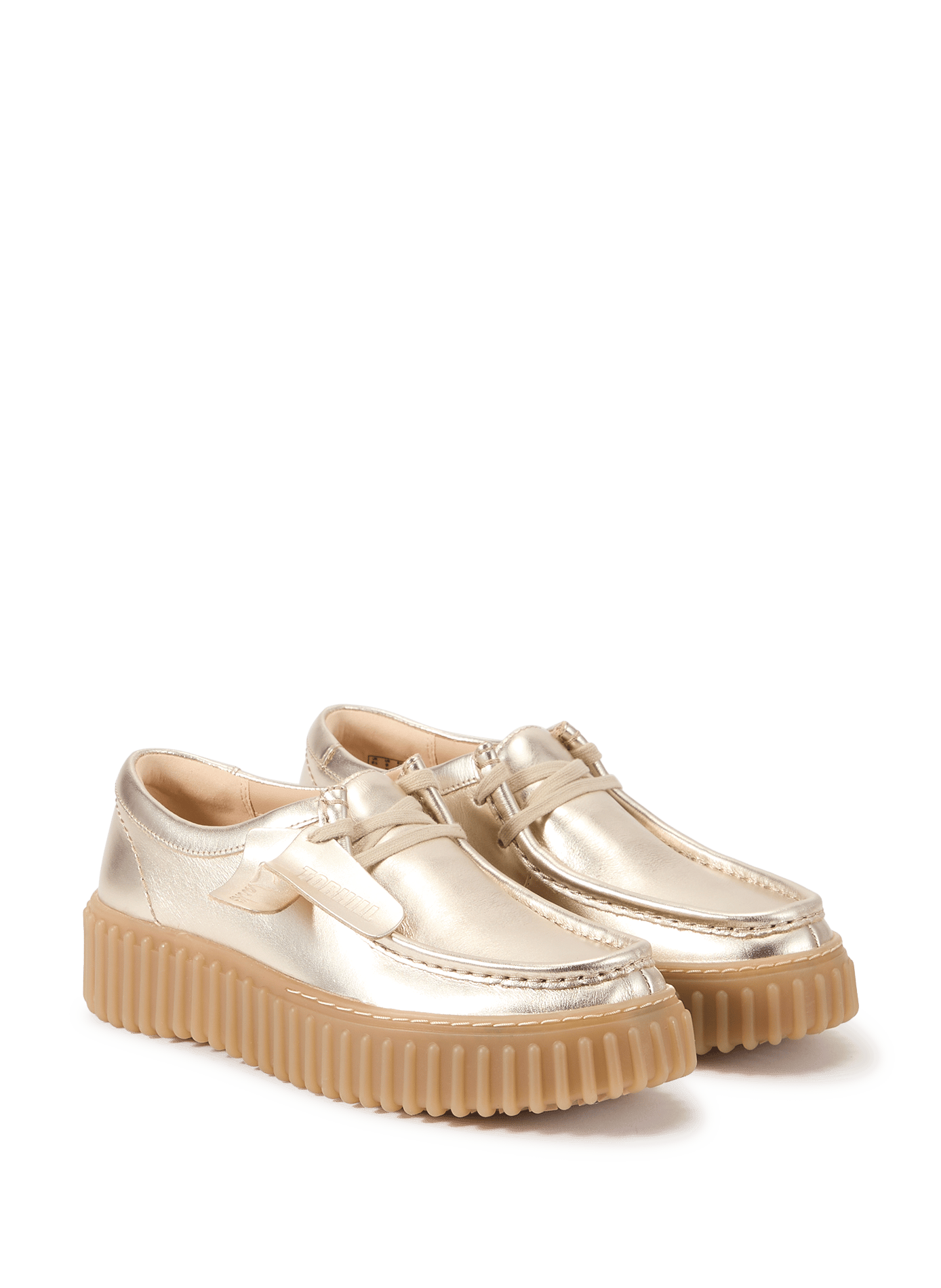 Mocassins Torhill Bee en cuir CLARKS Doré