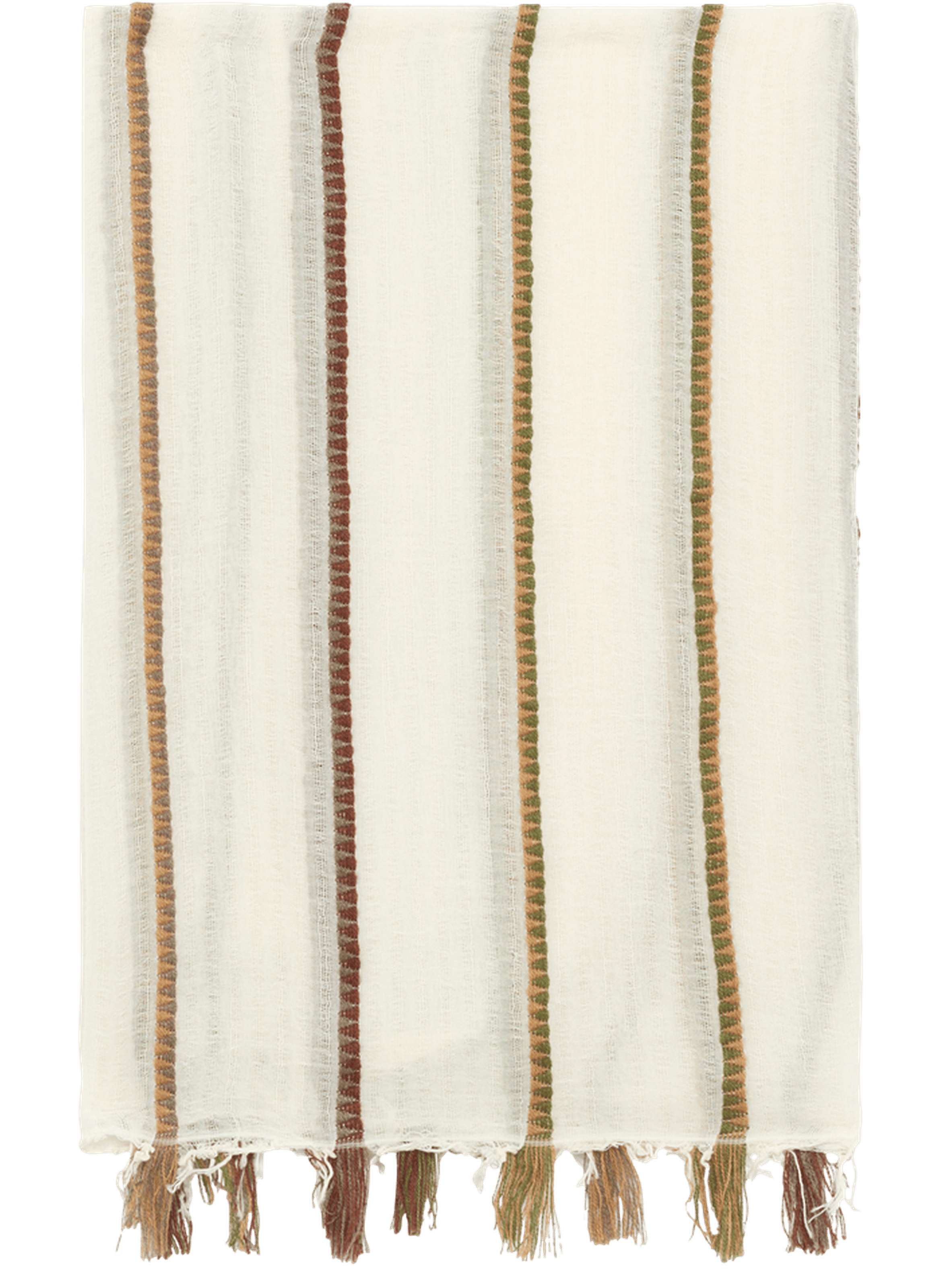 Etole à rayures en coton mélangé - fadwa PABLO Beige