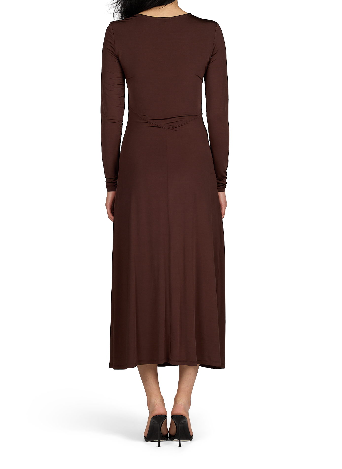 Robe midi Jitskell BAUM UND PFERDGARTEN Marron