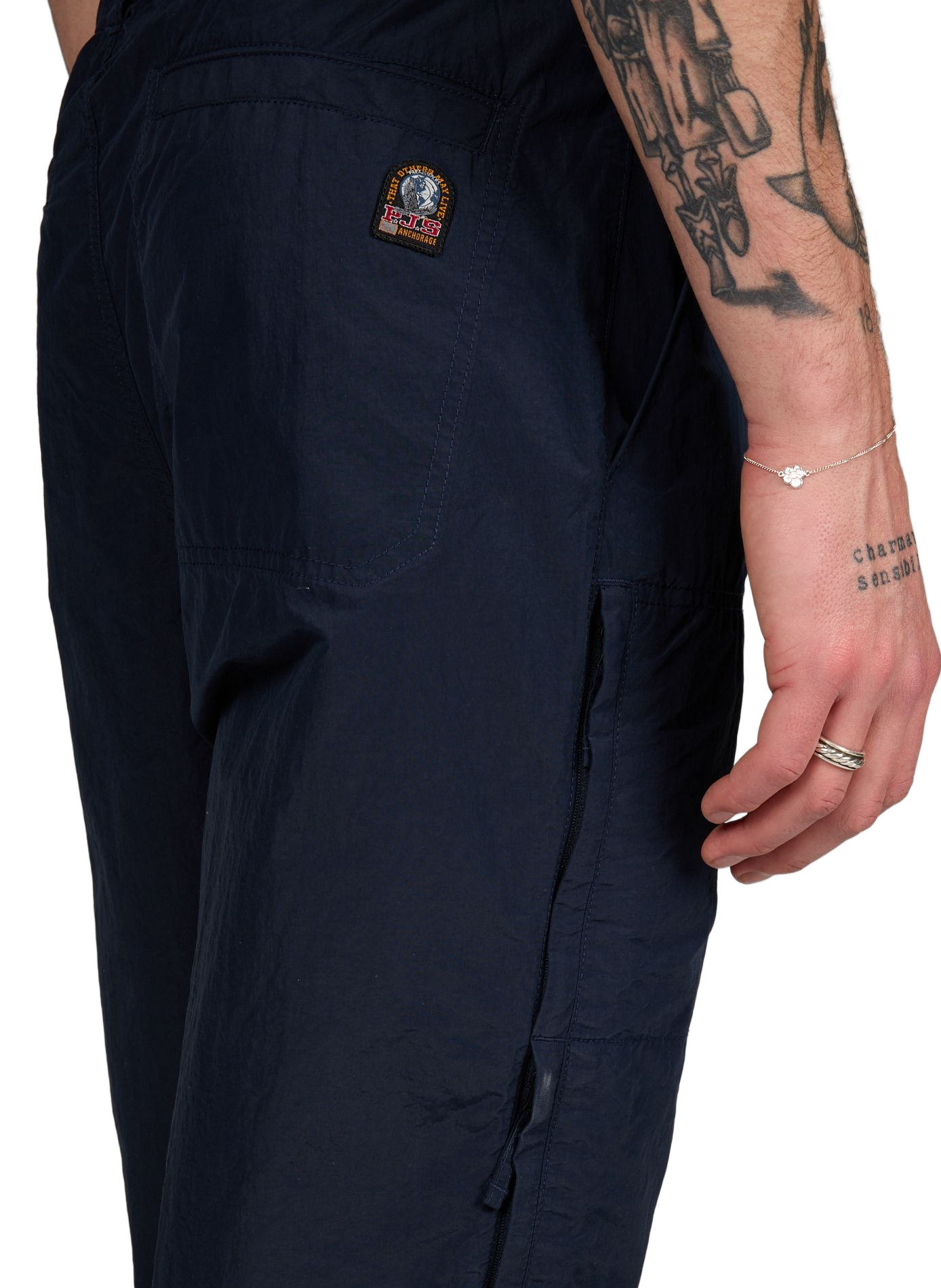 Night blue trousers - The Air Uniform PARAJUMPERS Blue