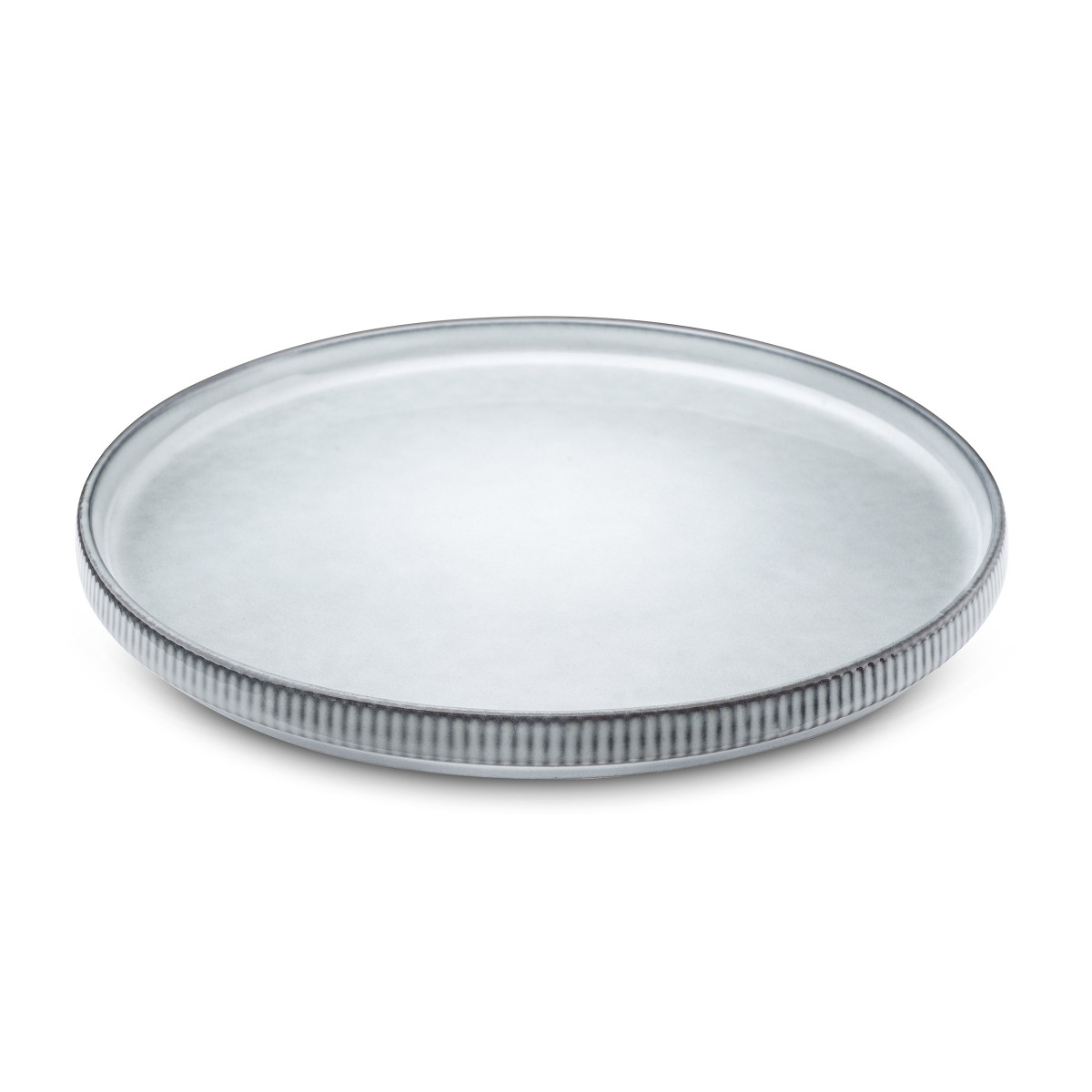 Agora - assiette plate 25.5 cm (lot de 6) MEDARD DE NOBLAT Gris