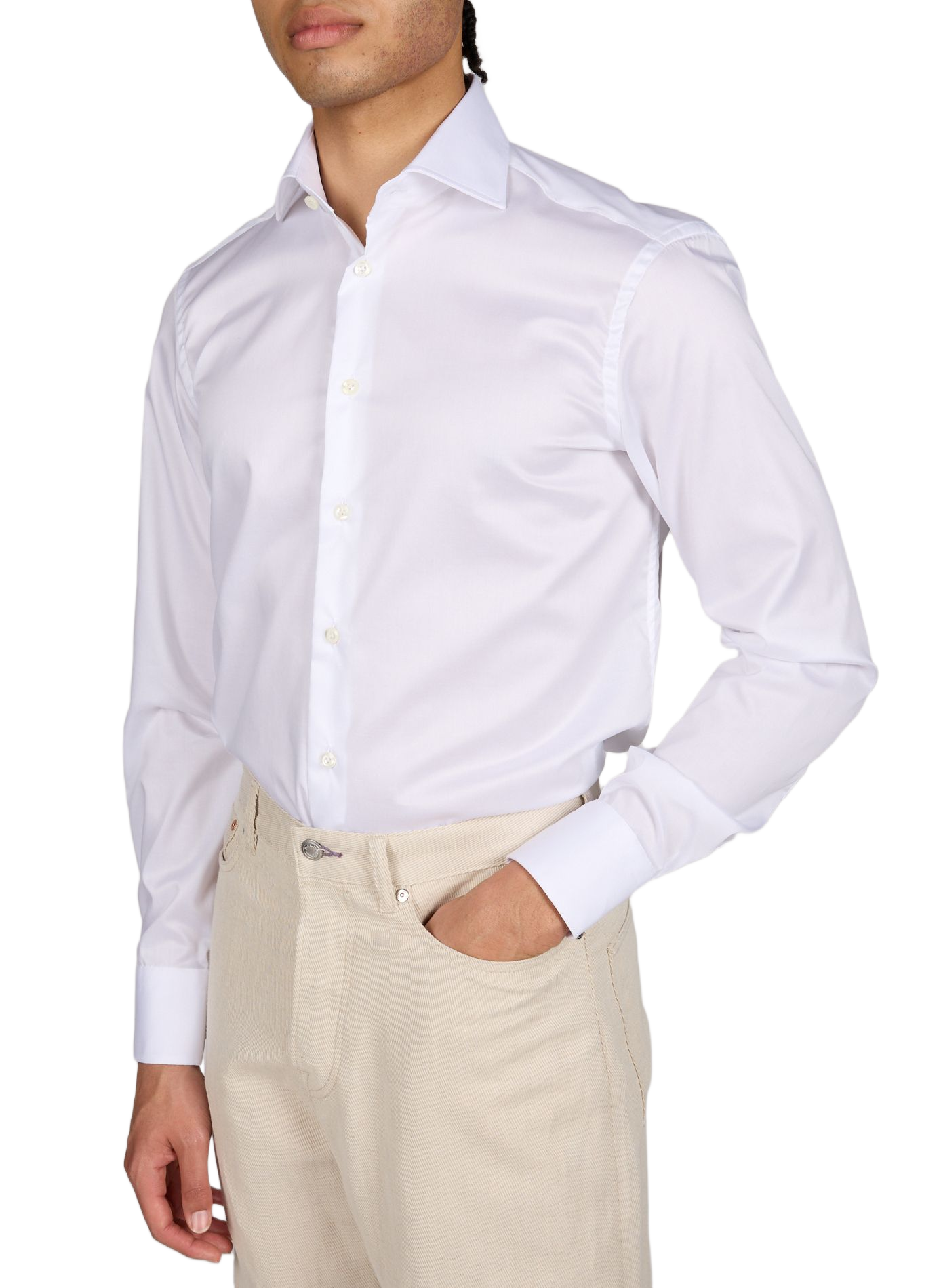 Chemise en coton VAN LAACK Blanc