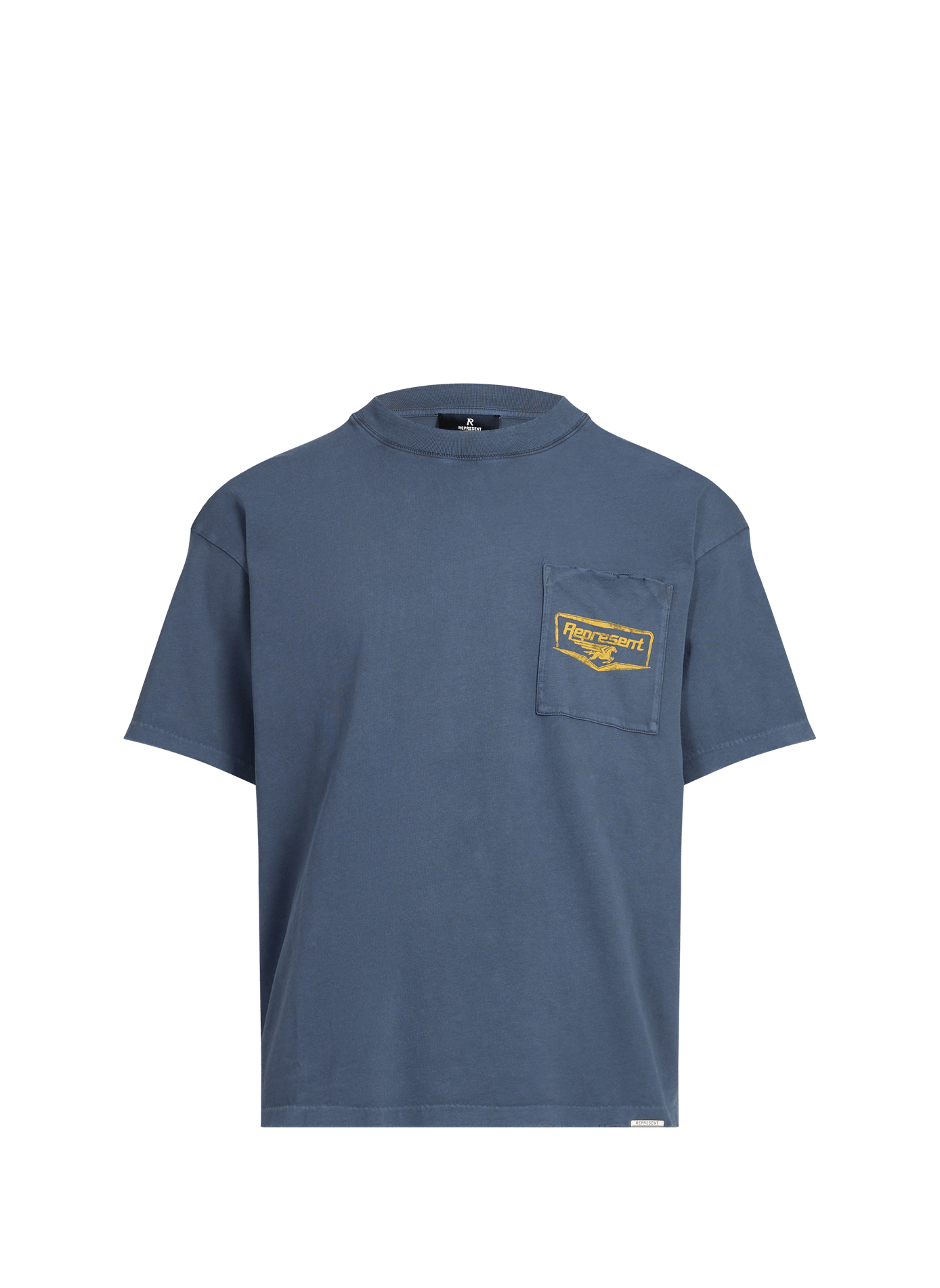 Printed cotton T-shirt REPRESENT Blue